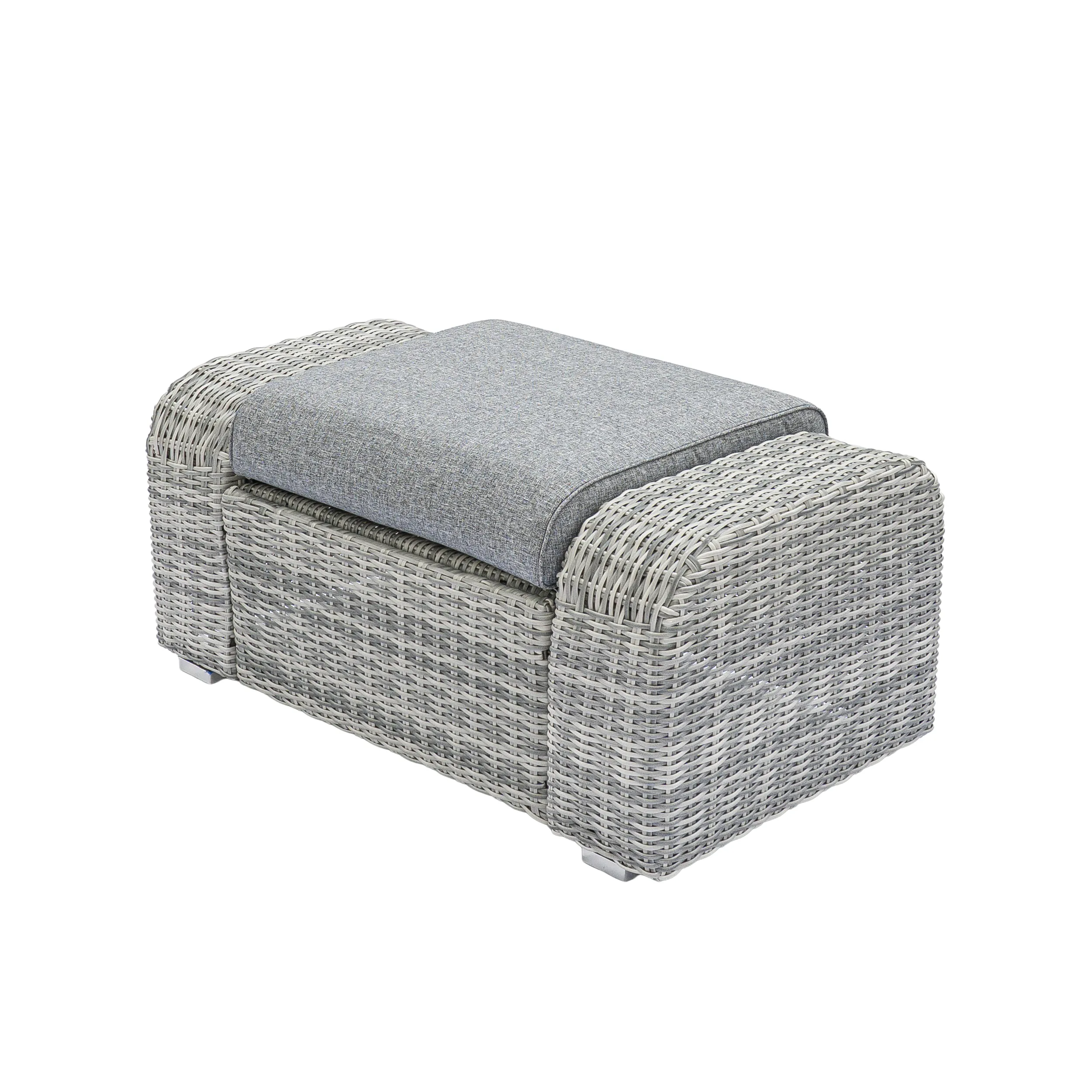 Deko Living 5 Piece Seating Gray Outdoor Wicker Sofa and Sofa Chair Set with Table (COP30112) - Image 6