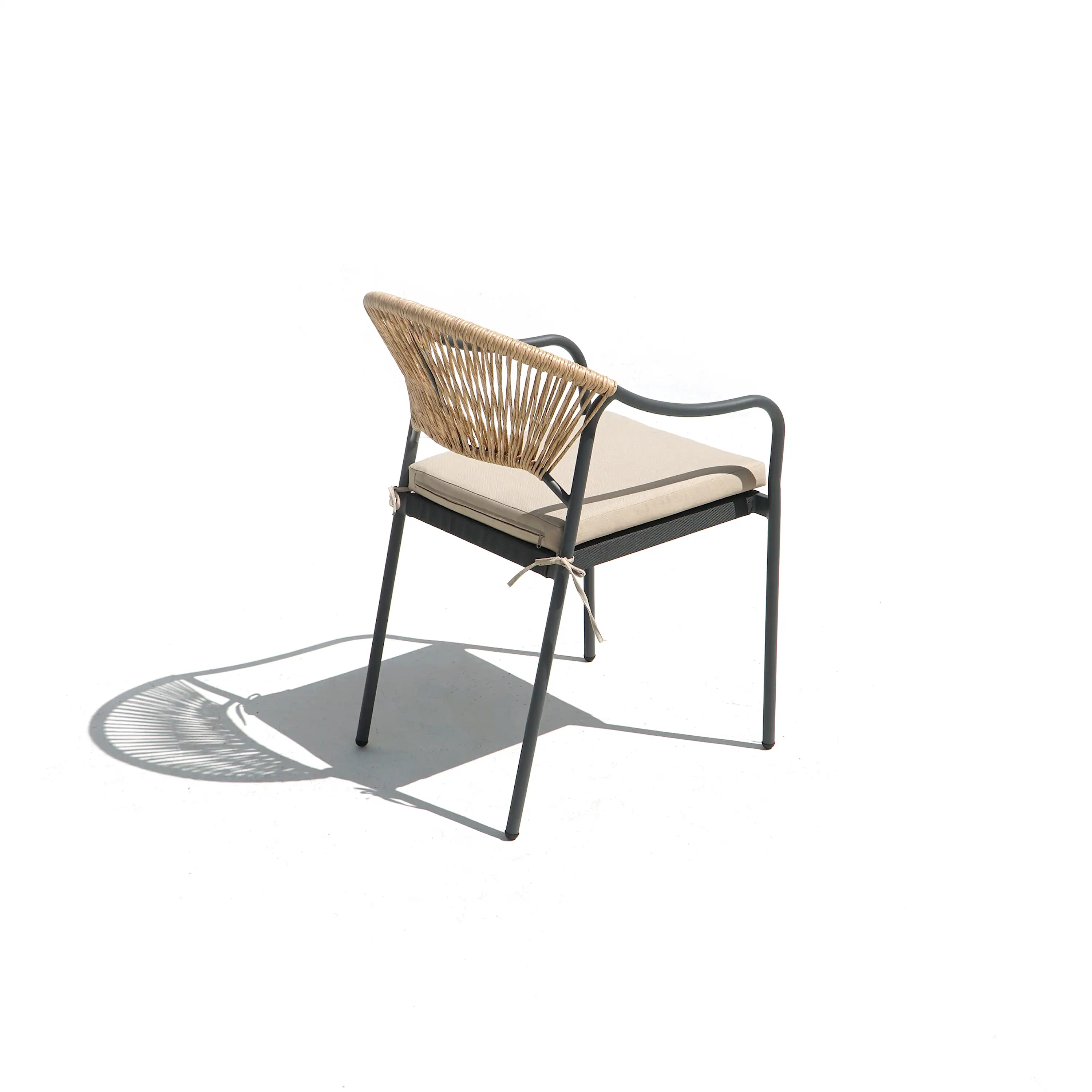 Deko Living 6 Piece Seating Yellow Outdoor Patio Dining Chairs and Table Set (COP30703) - Image 10
