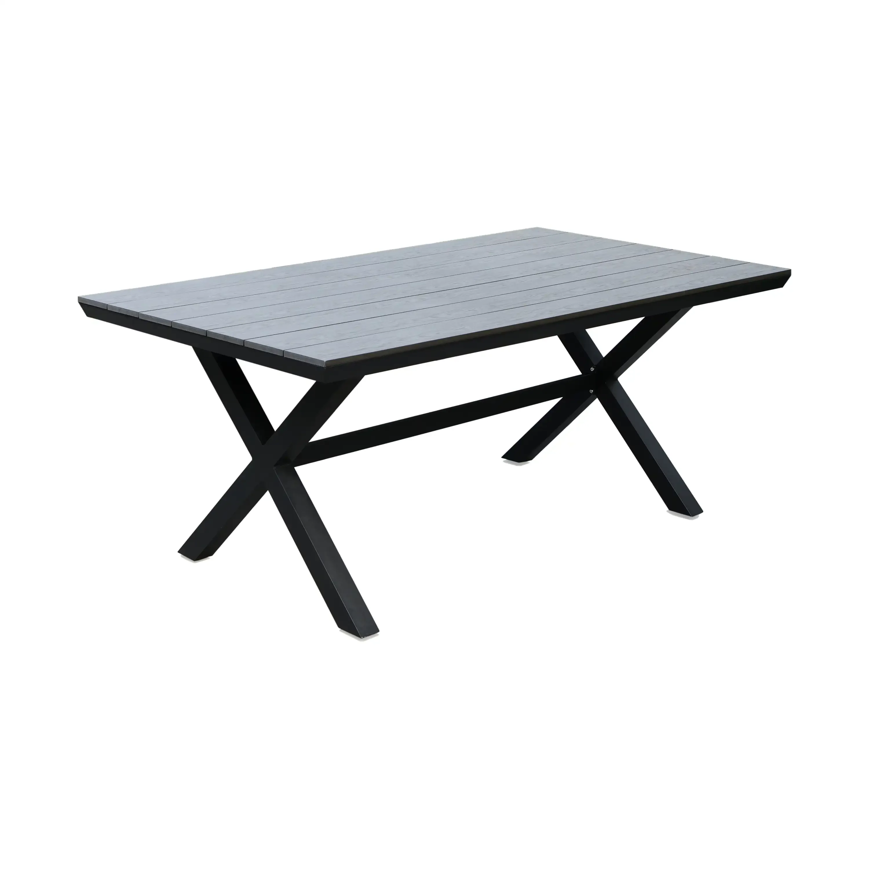 Deko Living 7 Piece Gray Outdoor Dining Chairs and Table Set (COP30702BLK) - Image 4