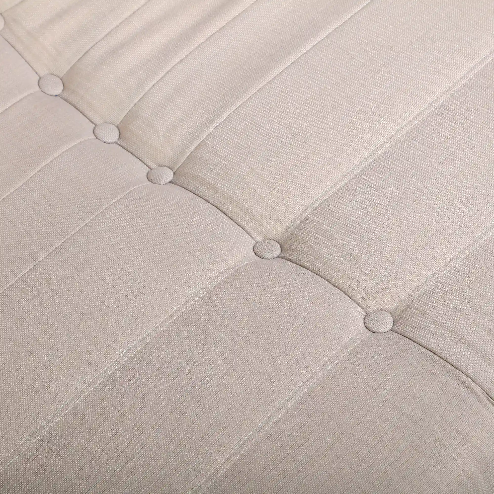 Deko Living Beige Compressed Foam Sofa (CIF50219SOF) - Image 6