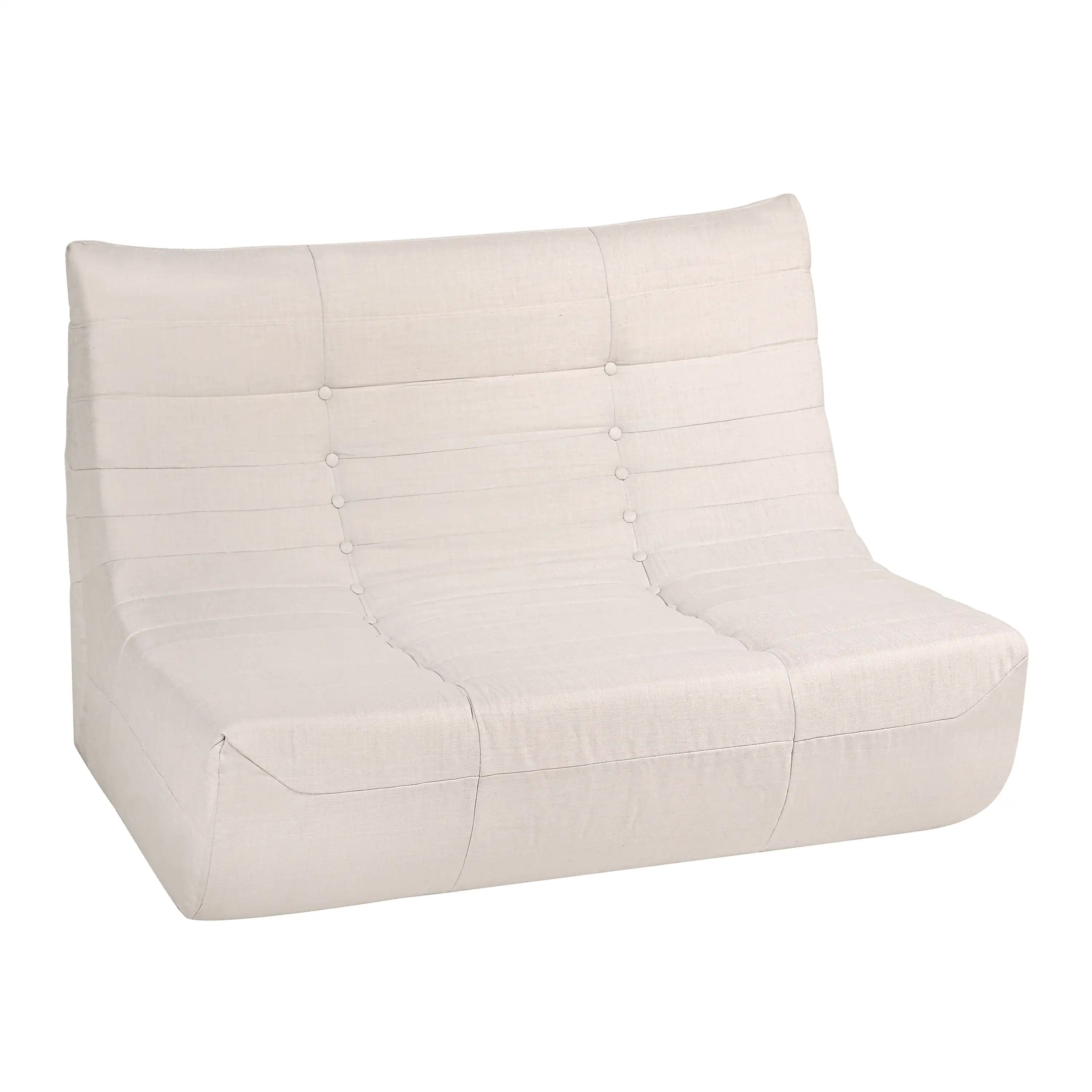 Deko Living Beige Outdoor Compressed Foam Sofa (COP30219SOF) - Image 3