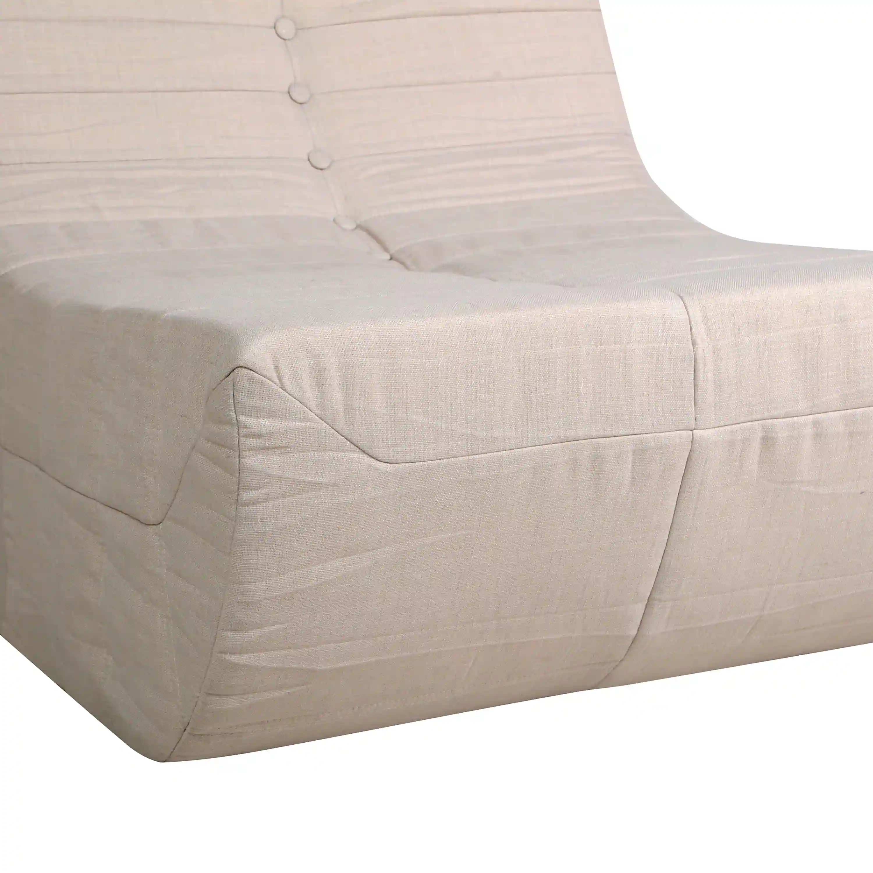 Deko Living Beige Outdoor Compressed Foam Sofa (COP30219SOF) - Image 5