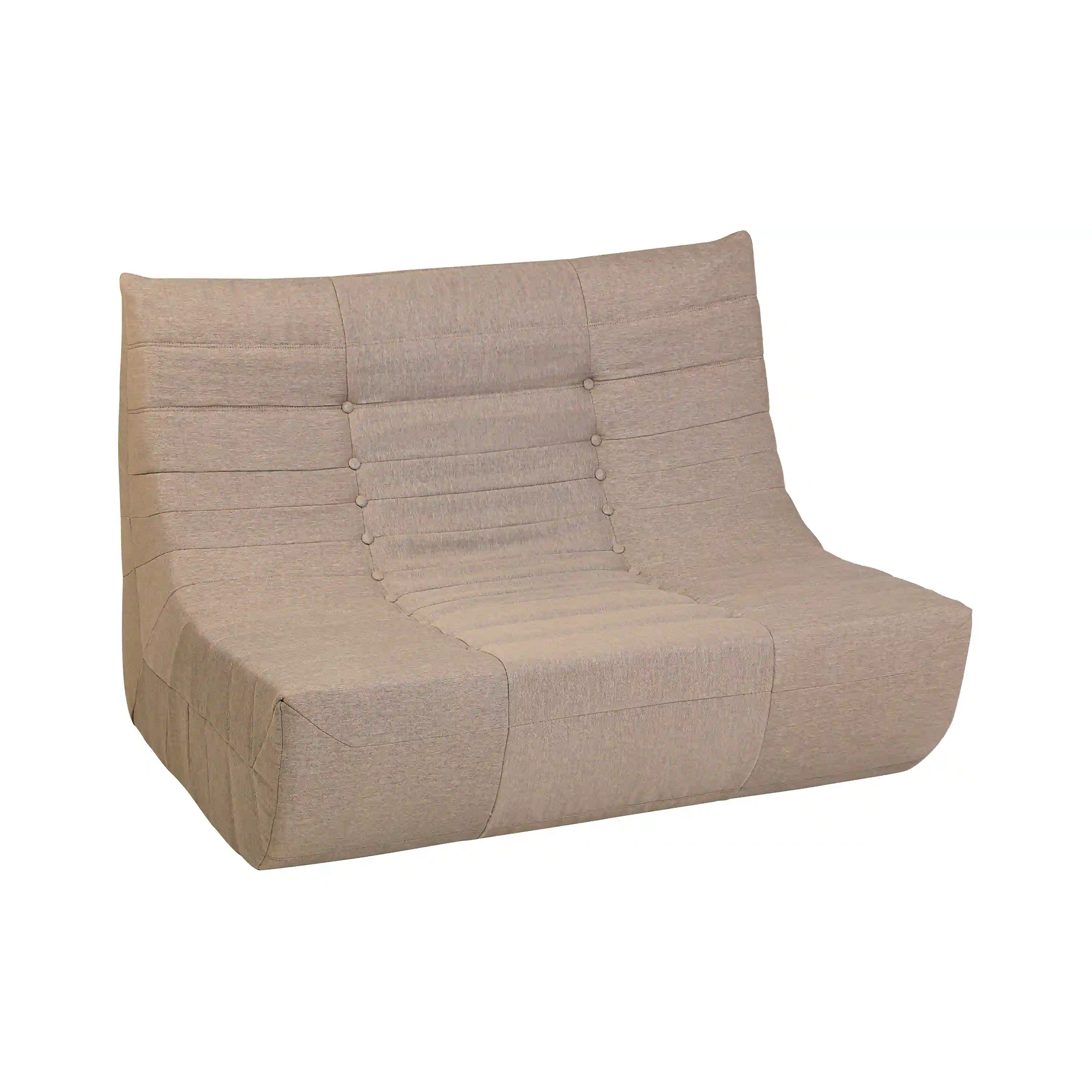 Deko Living Brown Outdoor Compressed Foam Sofa (COP30119SOF) - Image 3