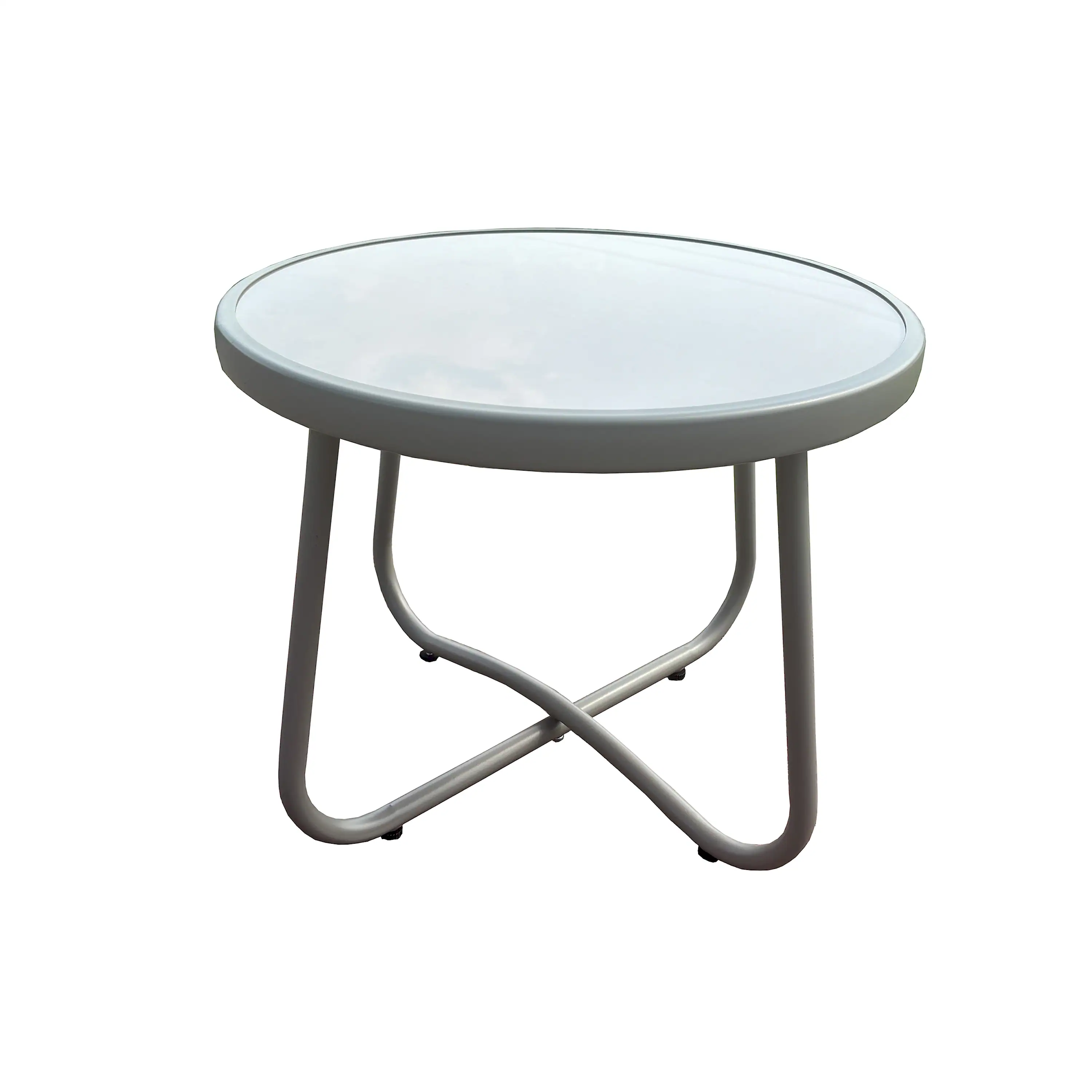 Deko Living Outdoor Modular Bistro Set with Beige Cushion Chairs and Round Coffee Table (COP20211) - Image 8
