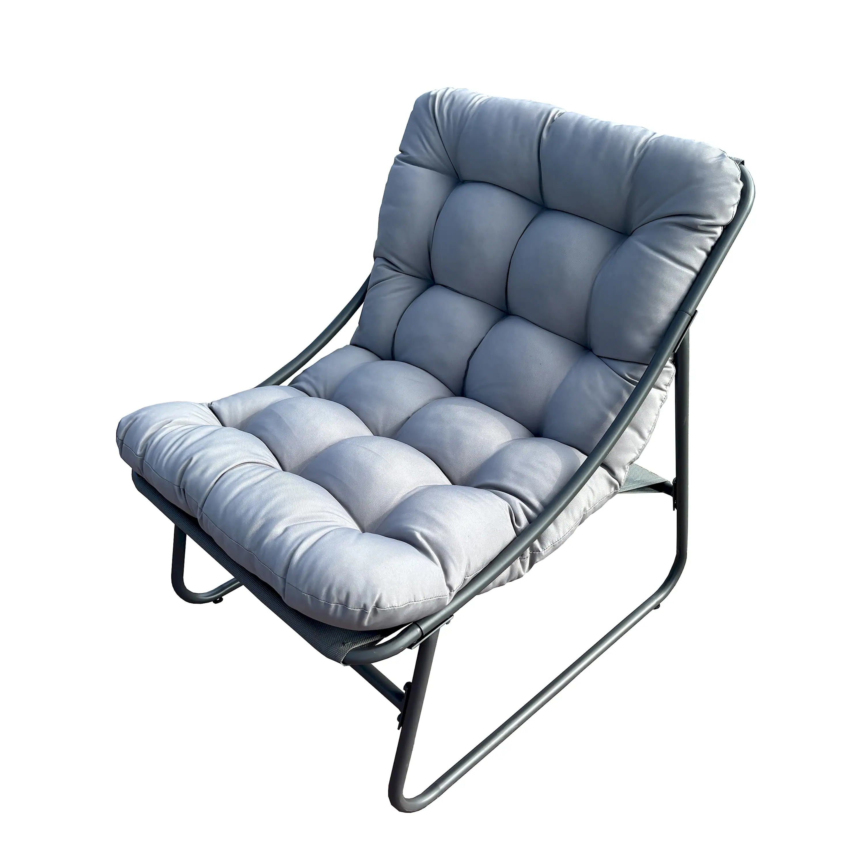 Deko Living Outdoor Modular Bistro Set with Gray Cushion Chairs and Round Coffee Table (COP20311) - Image 4