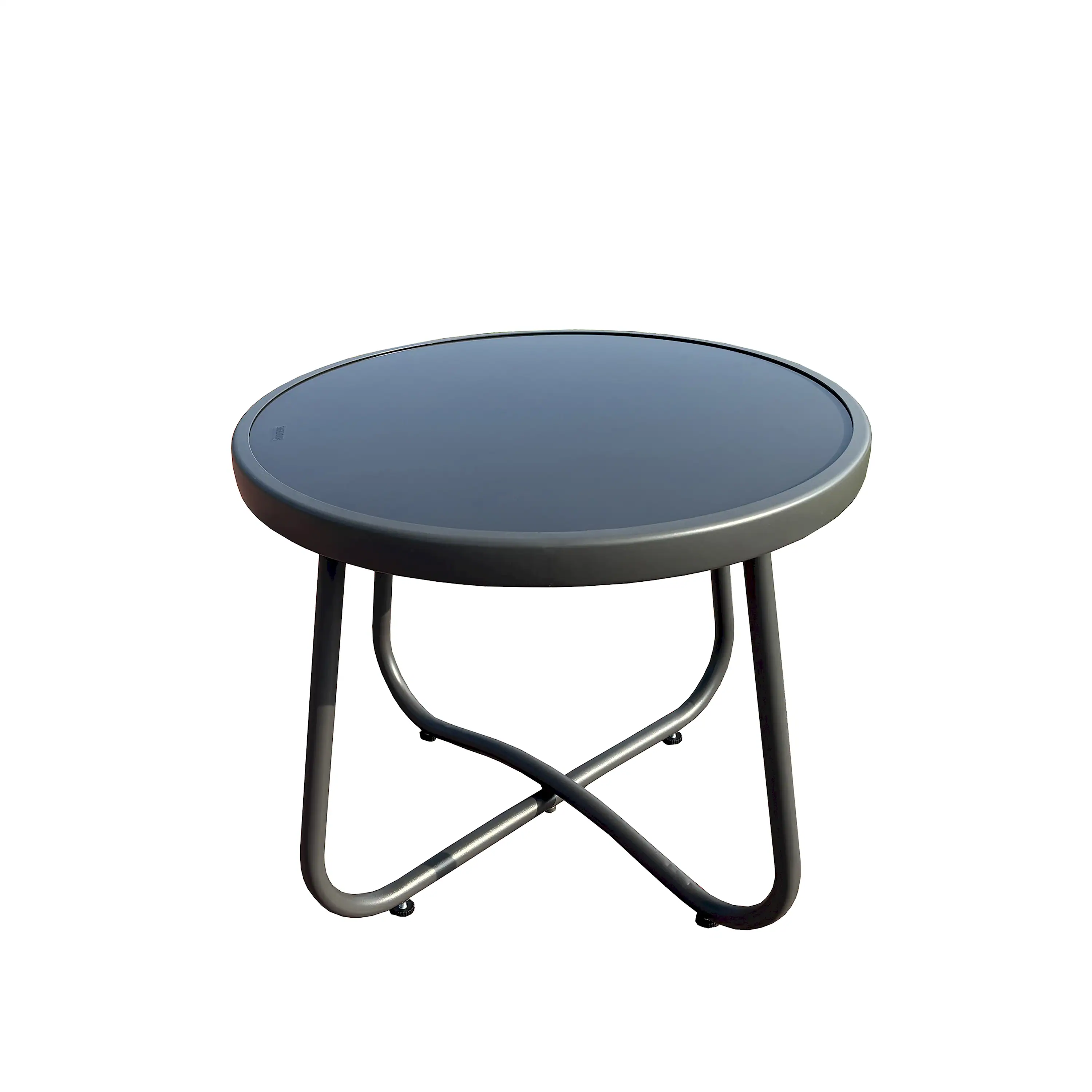 Deko Living Outdoor Modular Bistro Set with Gray Cushion Chairs and Round Coffee Table (COP20311) - Image 5