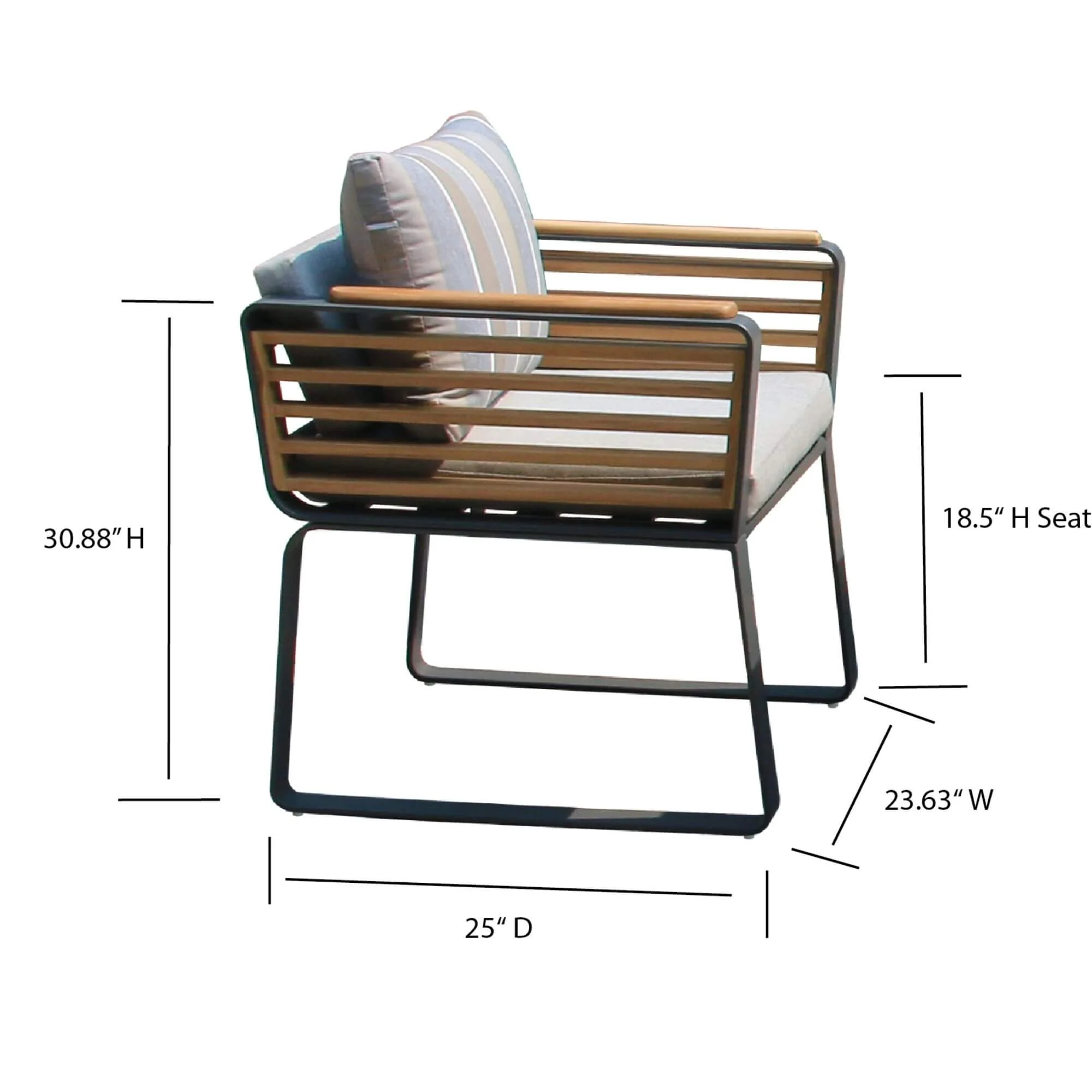 Deko Living Palazzolo Outdoor Dining Chairs and Table Set (COP30701) - Image 12