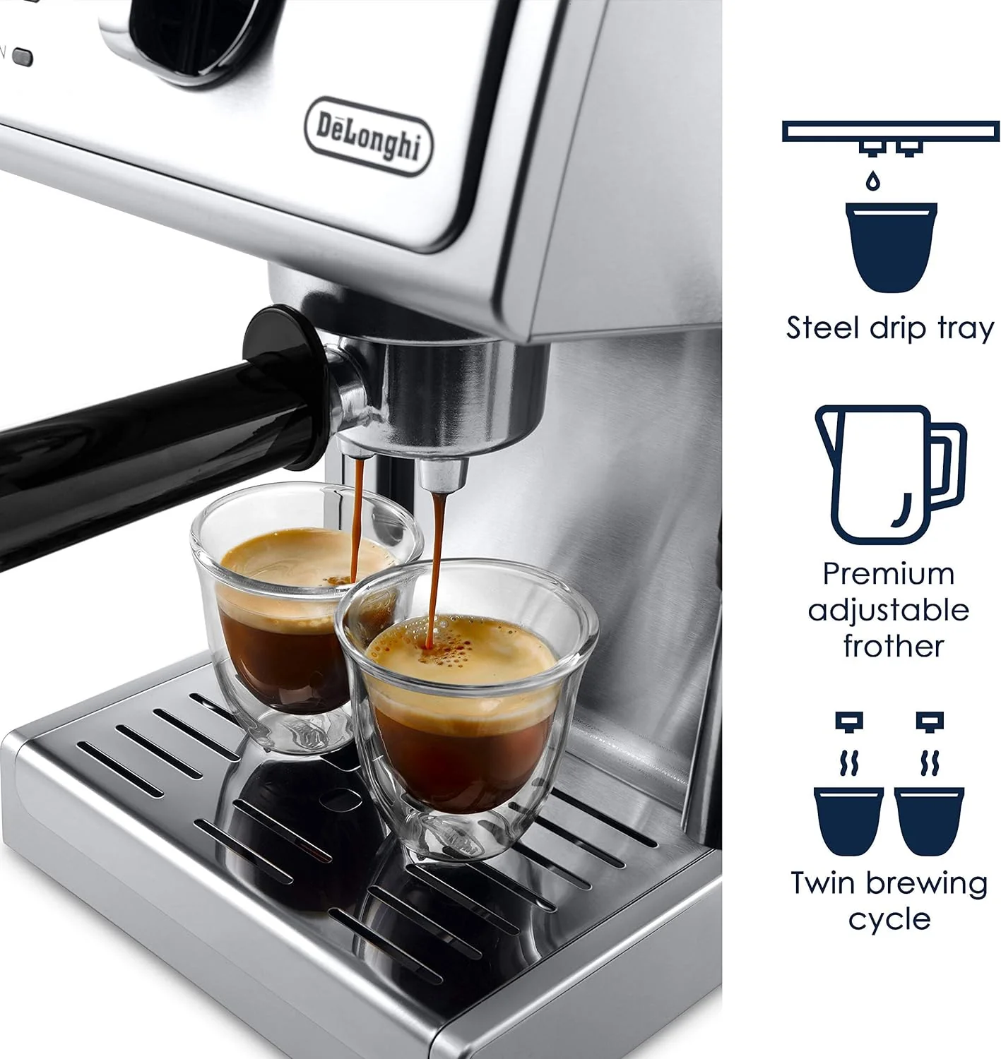De'Longhi 15-Bar Pump Espresso and Cappucino Machine (ECP3630) - Image 7