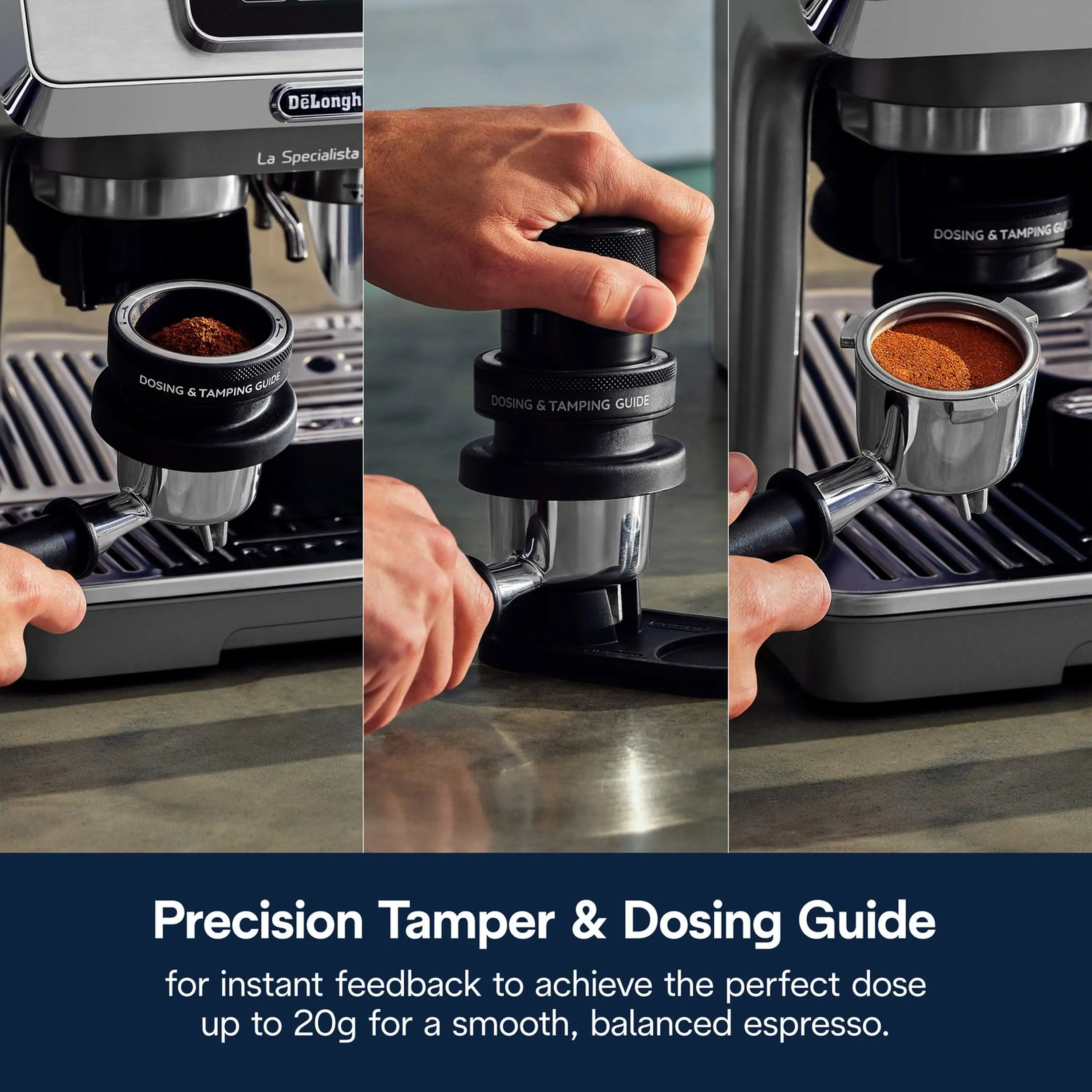 De'Longhi Dedica La Specialista Touch Espresso Machine with Cold Brew. Latte Art in Green (EC9455M) - Image 29