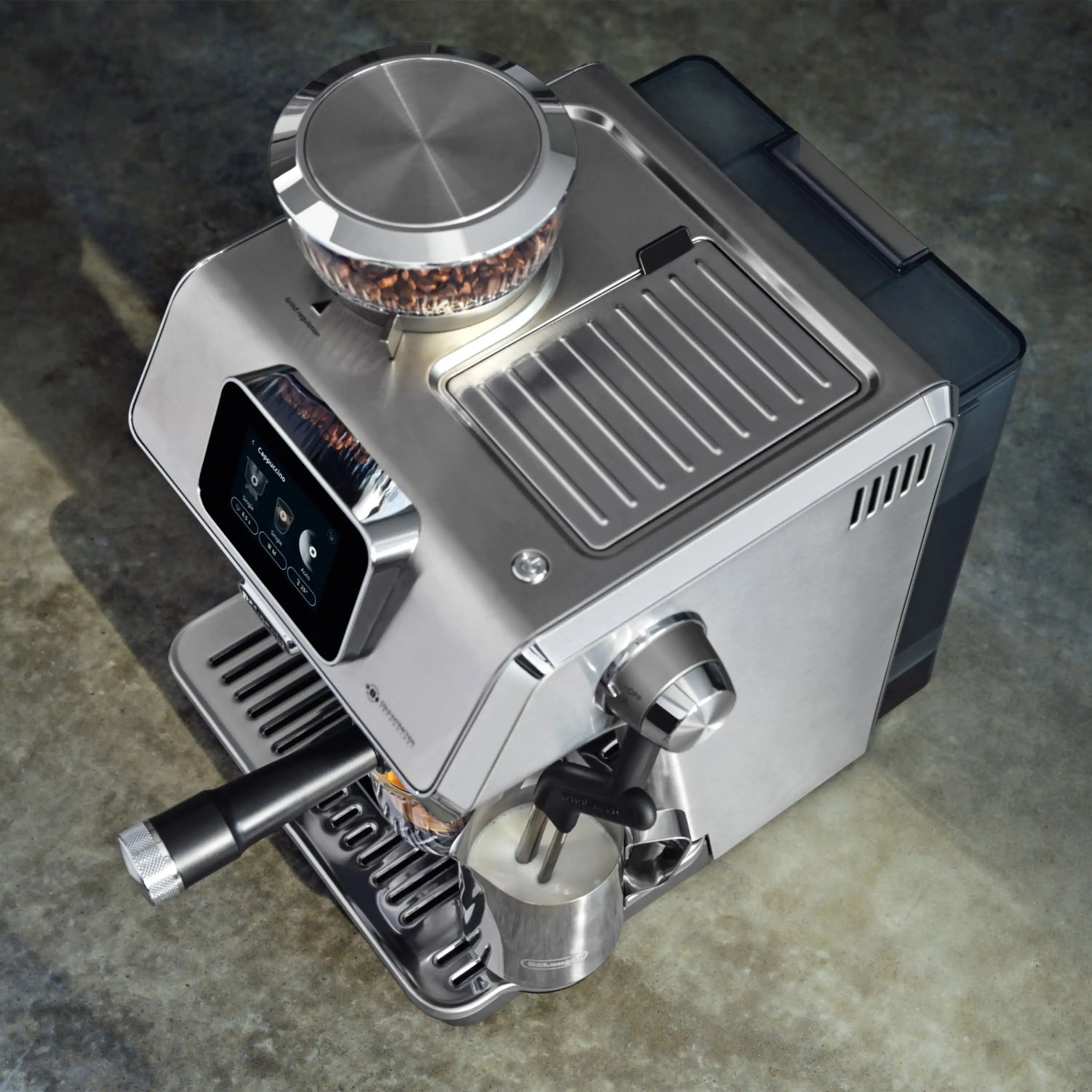 De'Longhi Dedica La Specialista Touch Espresso Machine with Cold Brew. Latte Art in Green (EC9455M) - Image 34