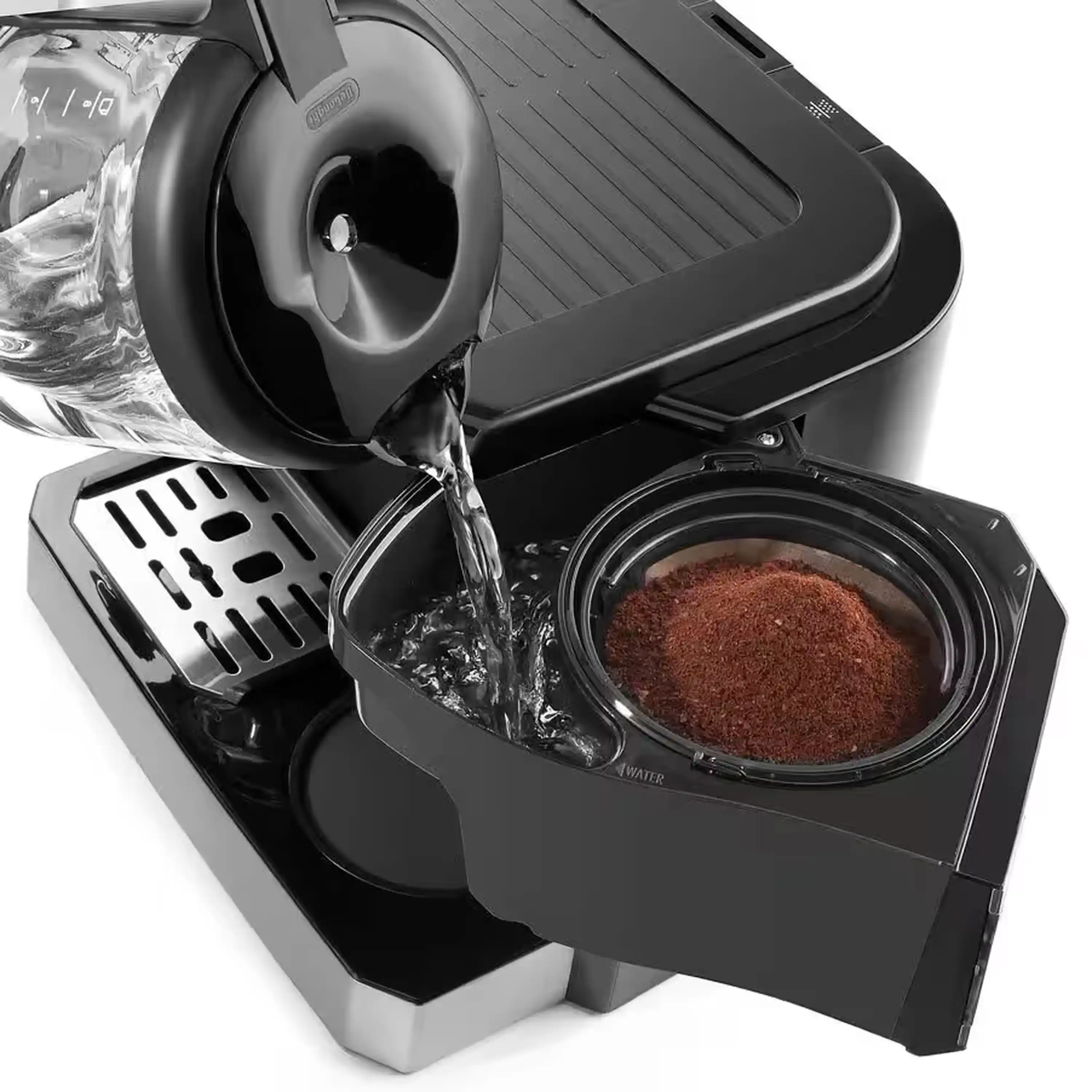 De'Longhi Digital Combination Espresso & Drip Coffee Machine with Manual Steam Wand (COM530M) - Image 8