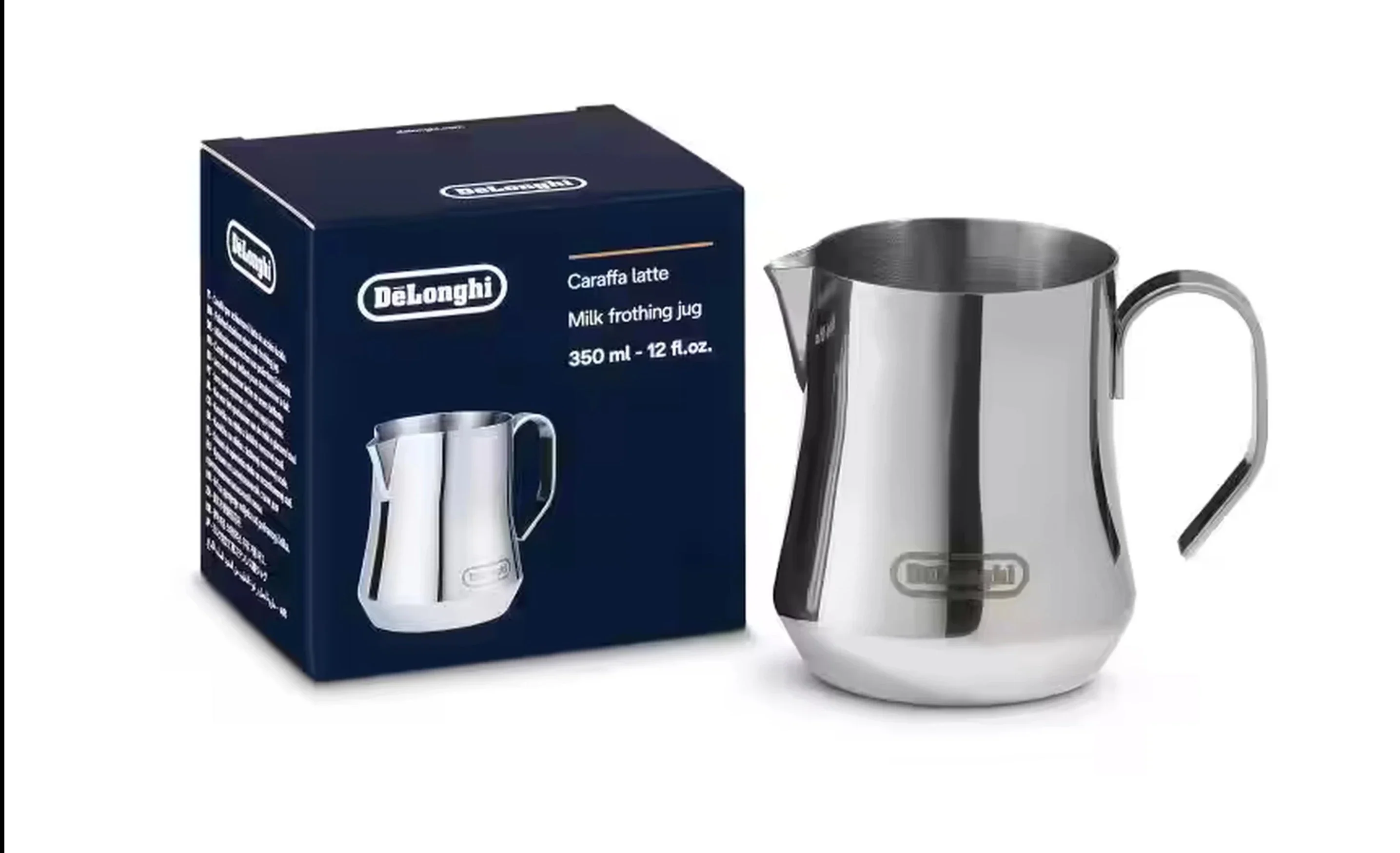 De'Longhi Frothing Pitcher in Brushed Stainless Steel - Image 3