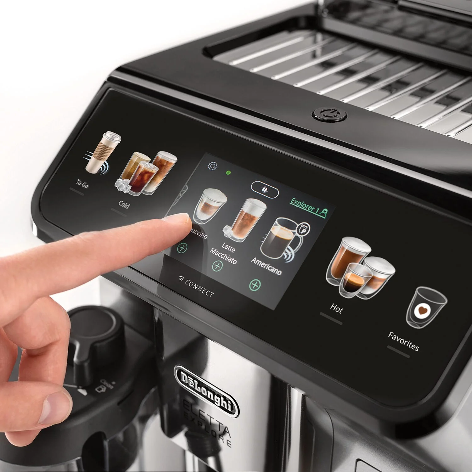 De'Longhi Eletta Explore Fully Automatic Espresso Machine with Cold Brew (ECAM45086S) - Image 17