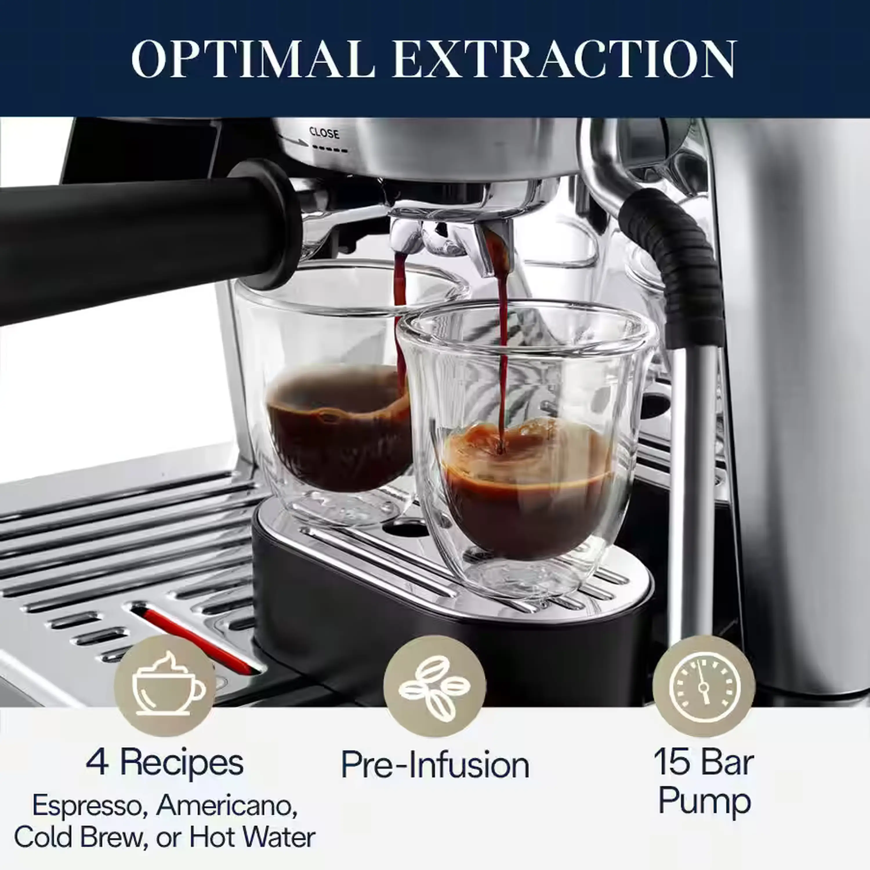 De'Longhi La Specialista Arte Evo Espresso Machine with Cold Brew in Silver (EC9255M) - Image 17