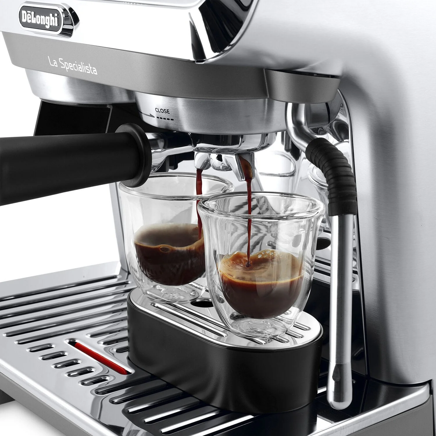 De'Longhi La Specialista Arte Evo Espresso Machine with Cold Brew in Silver (EC9255M) - Image 6