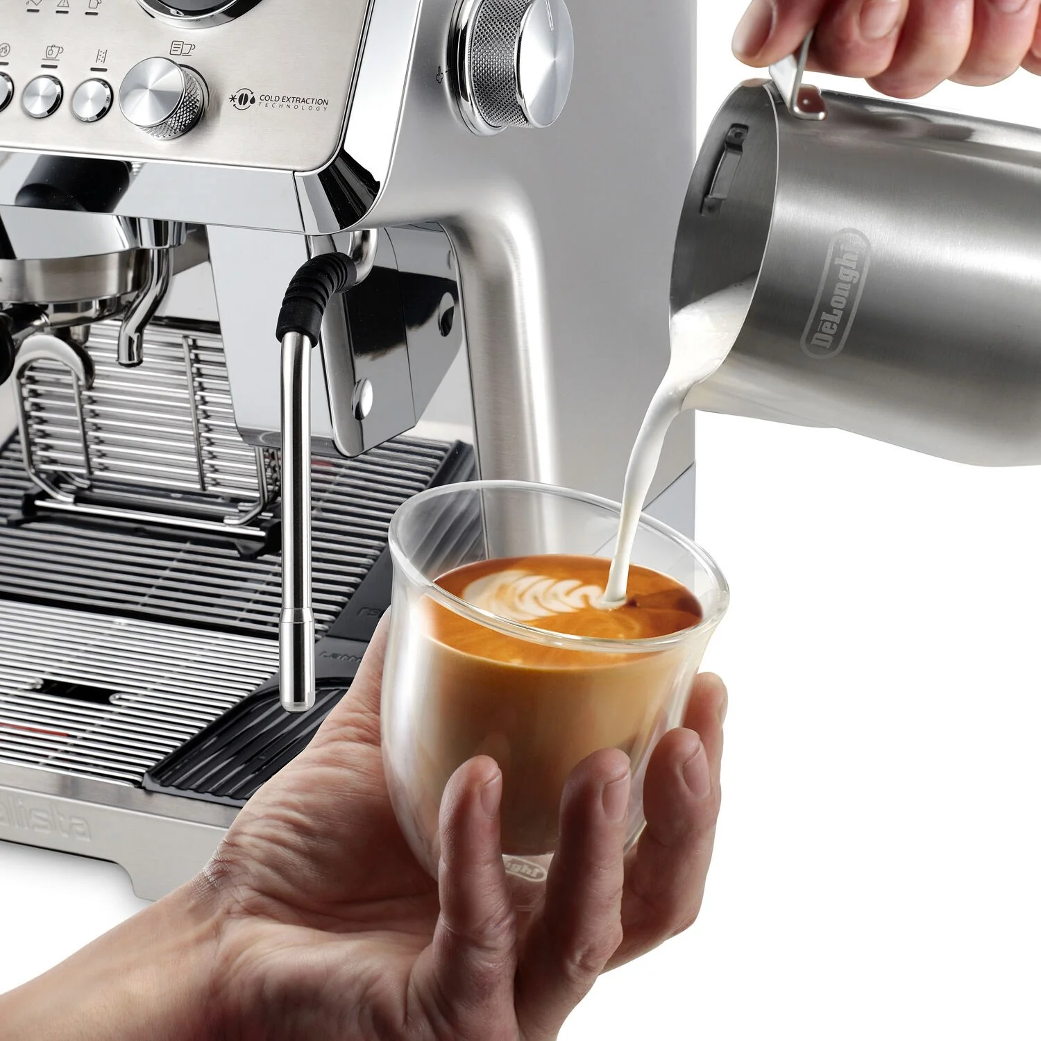 De'Longhi La Specialista Maestro Espresso Machine with LatteCrema in Stainless Steel (EC9885M) - Image 10