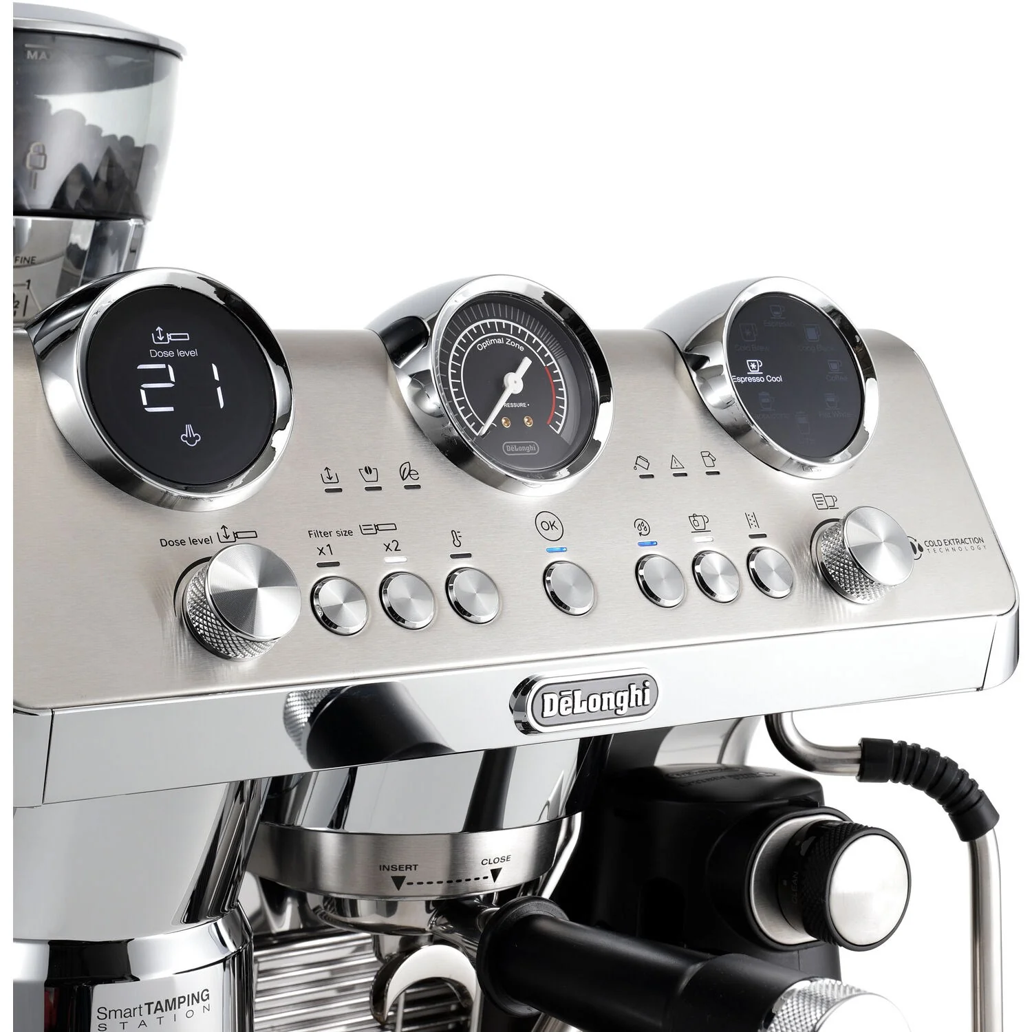De'Longhi La Specialista Maestro Espresso Machine with LatteCrema in Stainless Steel (EC9885M) - Image 15