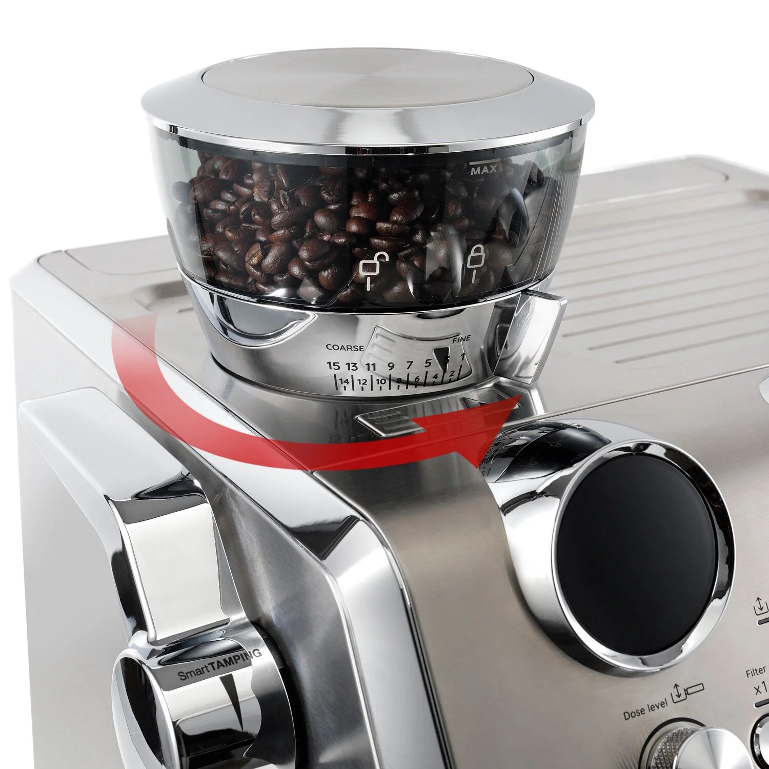 De'Longhi La Specialista Maestro Espresso Machine with LatteCrema in Stainless Steel (EC9885M) - Image 16