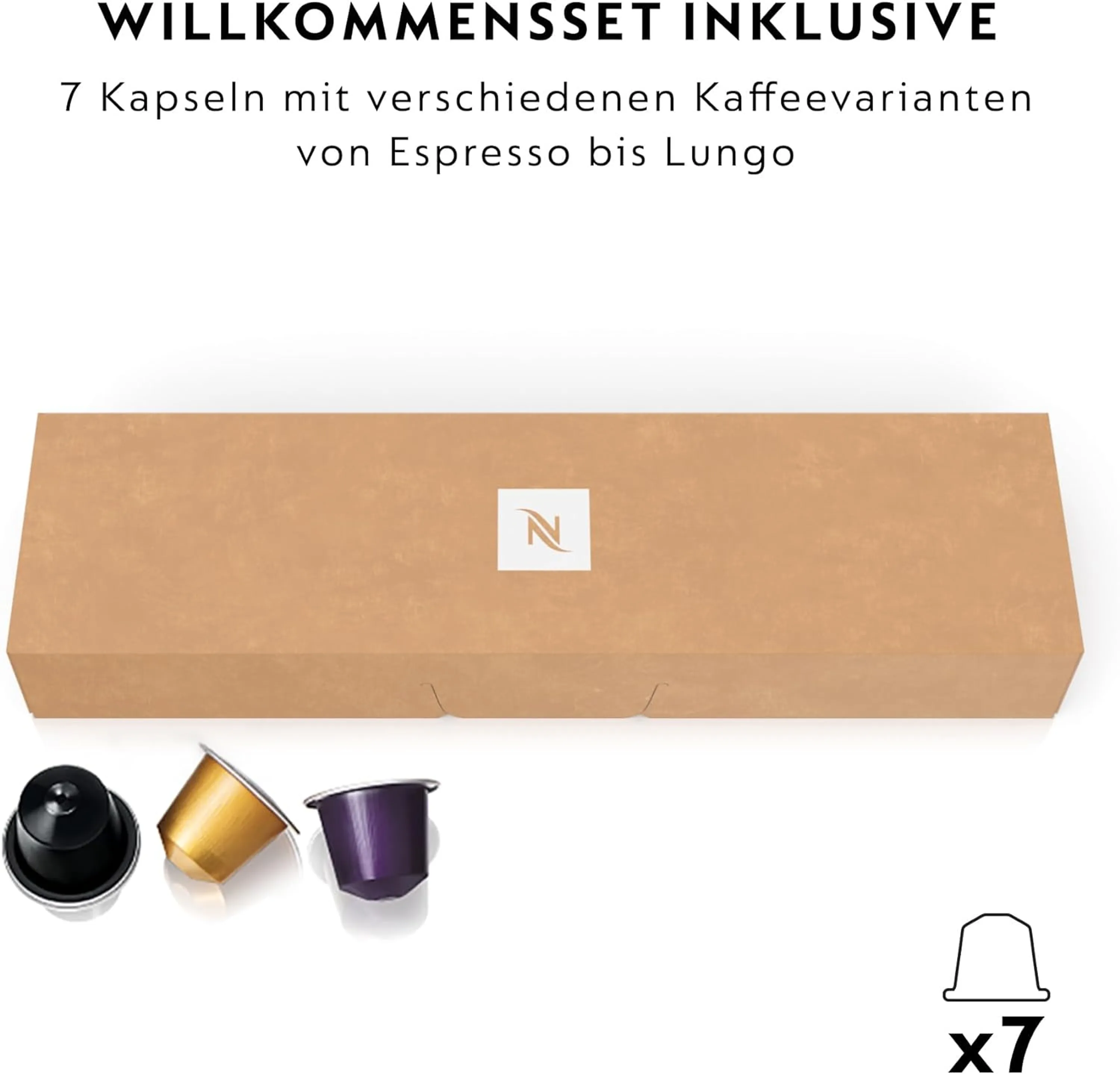 De'Longhi Nespresso Citiz Capsule Espresso Machine in Black (EN267BAE) - Image 5