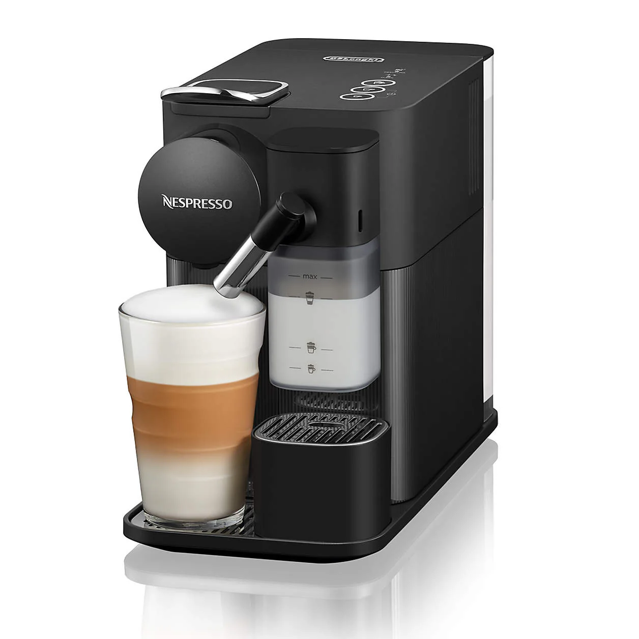 De'Longhi Nespresso Lattissima One Single Serve Espresso Coffee Machine in Black (EN510B) - Image 8