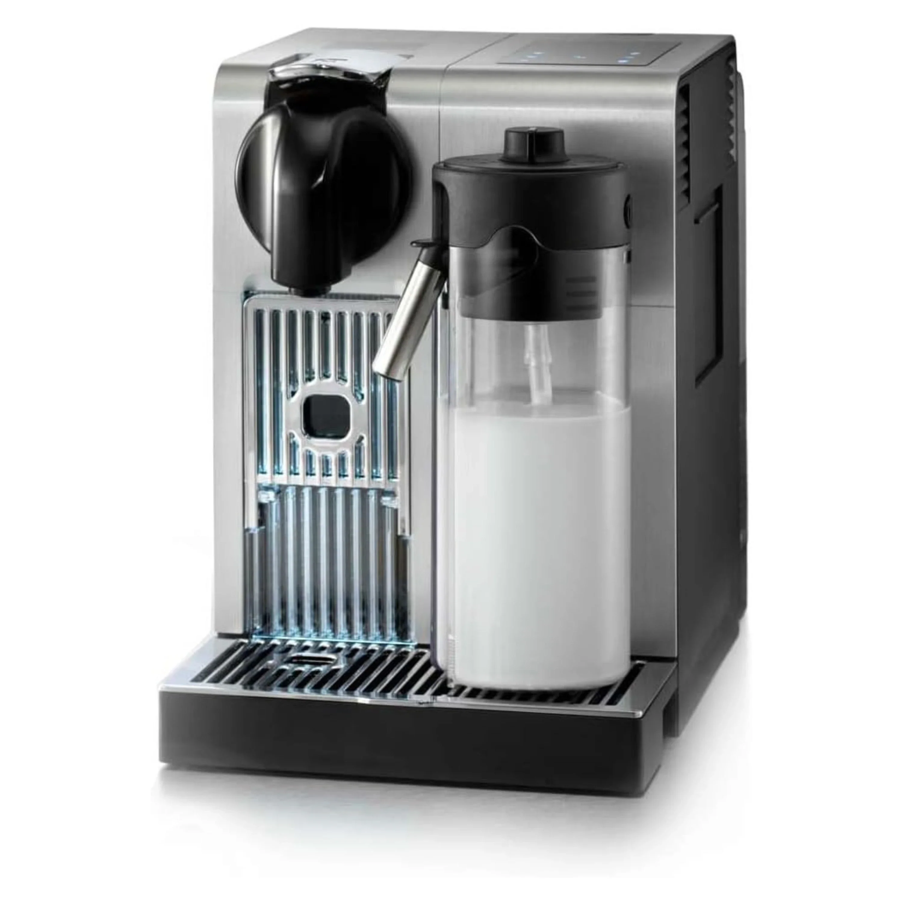De'Longhi Nespresso Lattissima Pro Capsule Espresso/Cappuccino Machine in Brushed Aluminum and Black (EN750MB) - Image 3