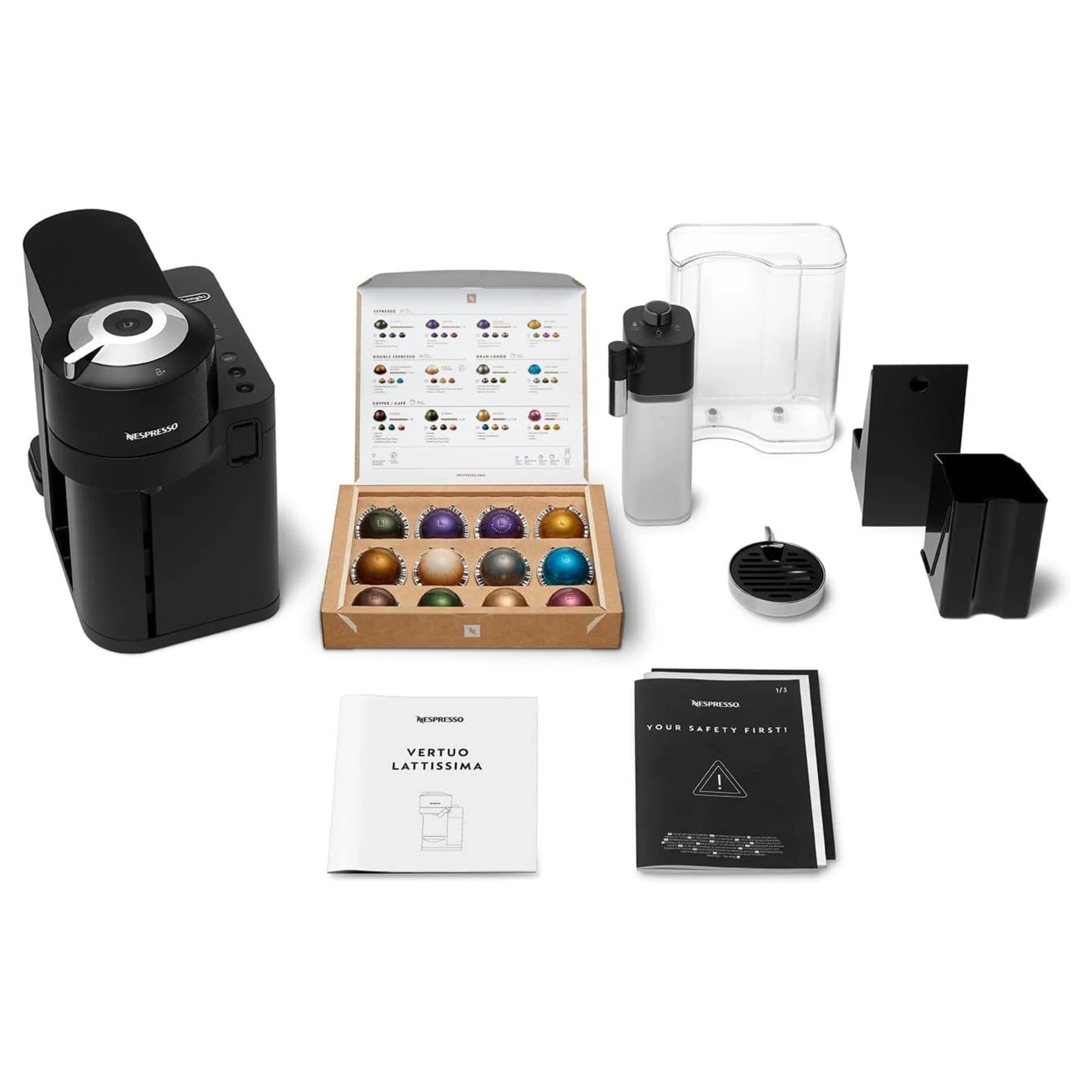 De'Longhi Nespresso Vertuo Lattissima in Black (ENV300B) - Image 7