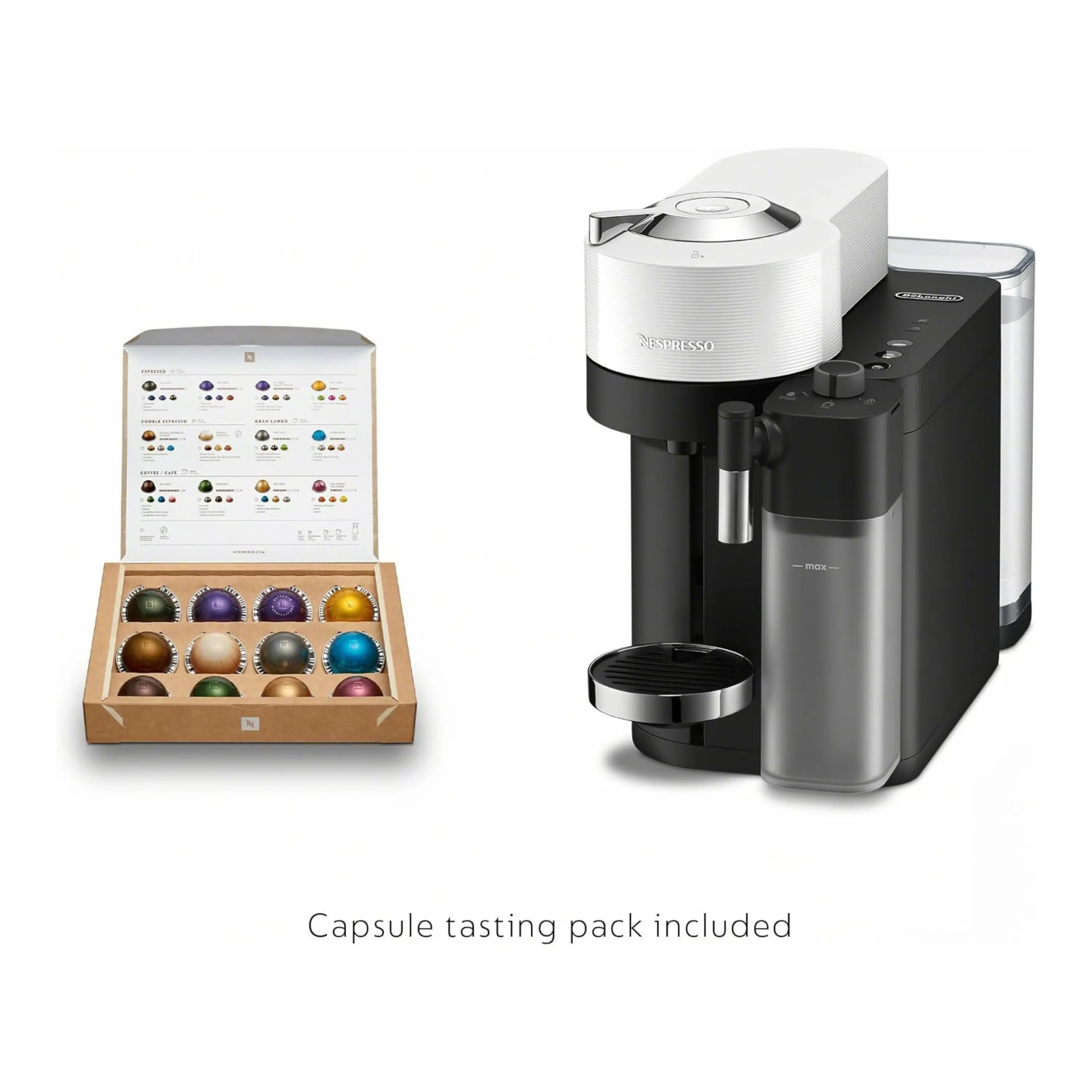 De'Longhi Nespresso Vertuo Lattissima in White (ENV300W) - Image 2