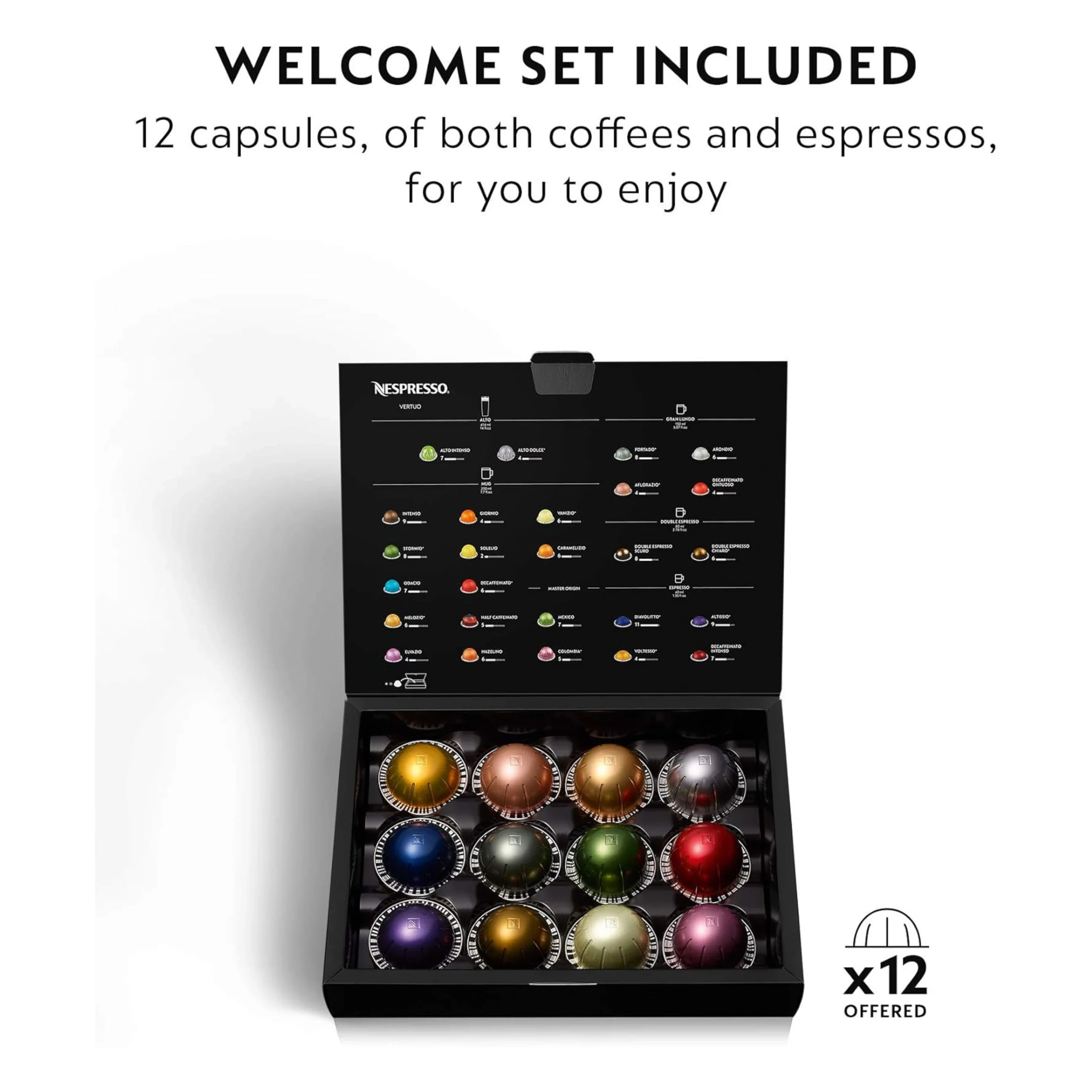 De'Longhi Nespresso Vertuo Next Premium Coffee and Espresso Maker in Gray (ENV120GY) - Image 5