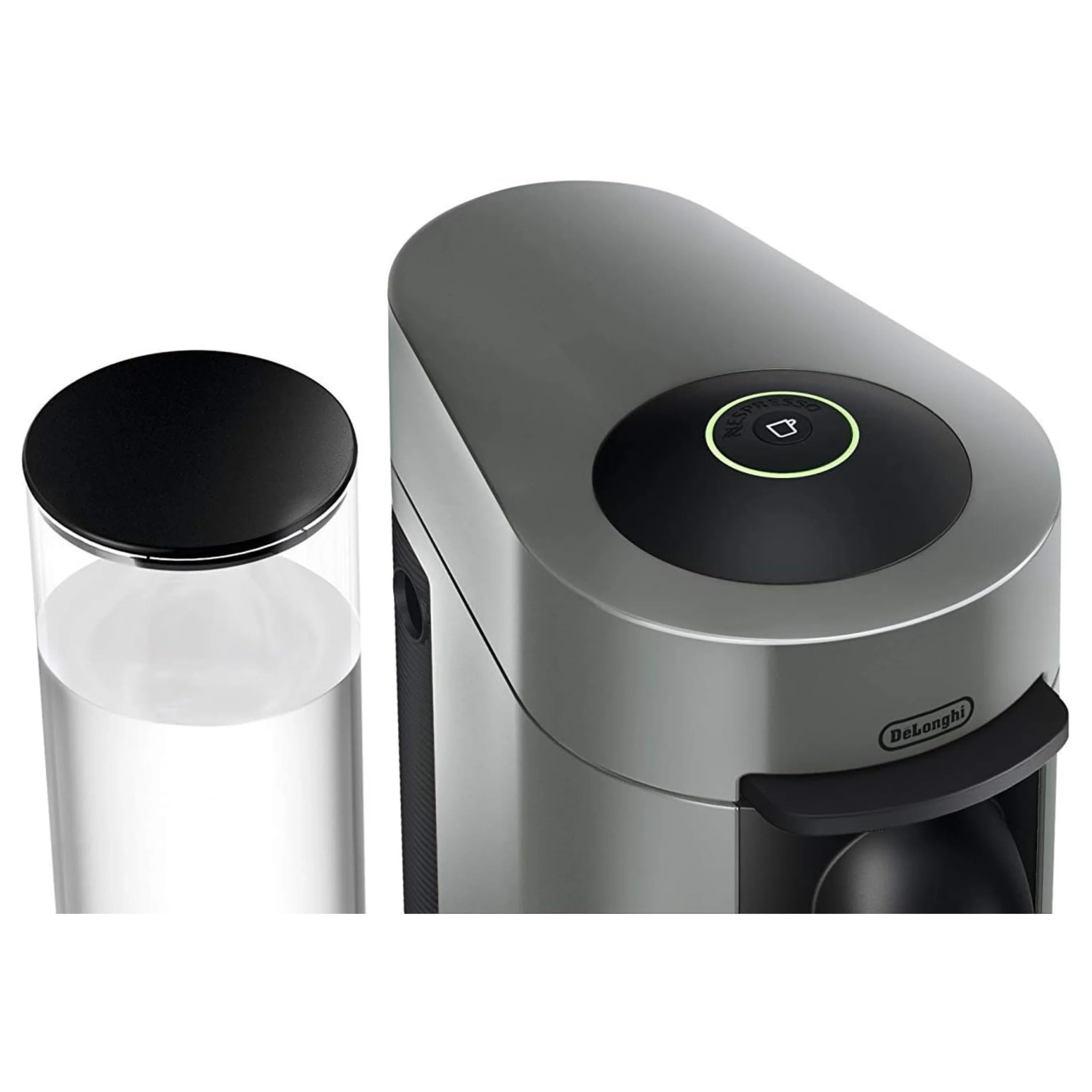 De'Longhi Nespresso VertuoPlus Coffee & Espresso Single-Serve Machine and Aeroccino Milk Frother in Black and Gray (ENV150GYAE) - Image 3