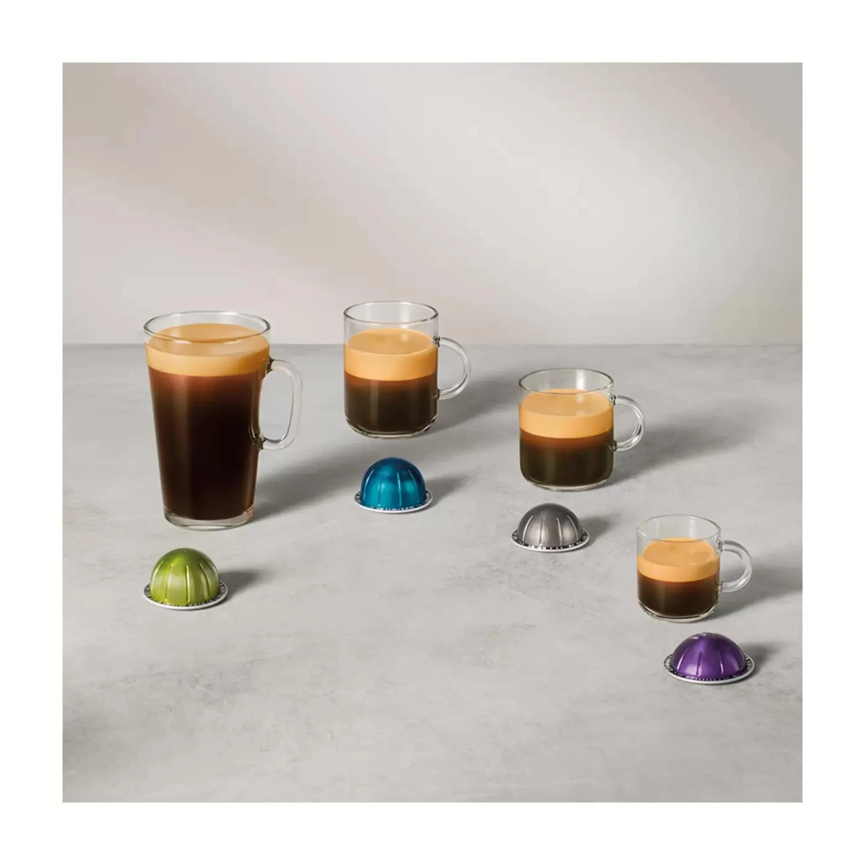 De'Longhi Nespresso VertuoPlus Deluxe Coffee & Espresso Single-Serve Machine in Piano Black with Chrome Detailing (ENV155B) - Image 5