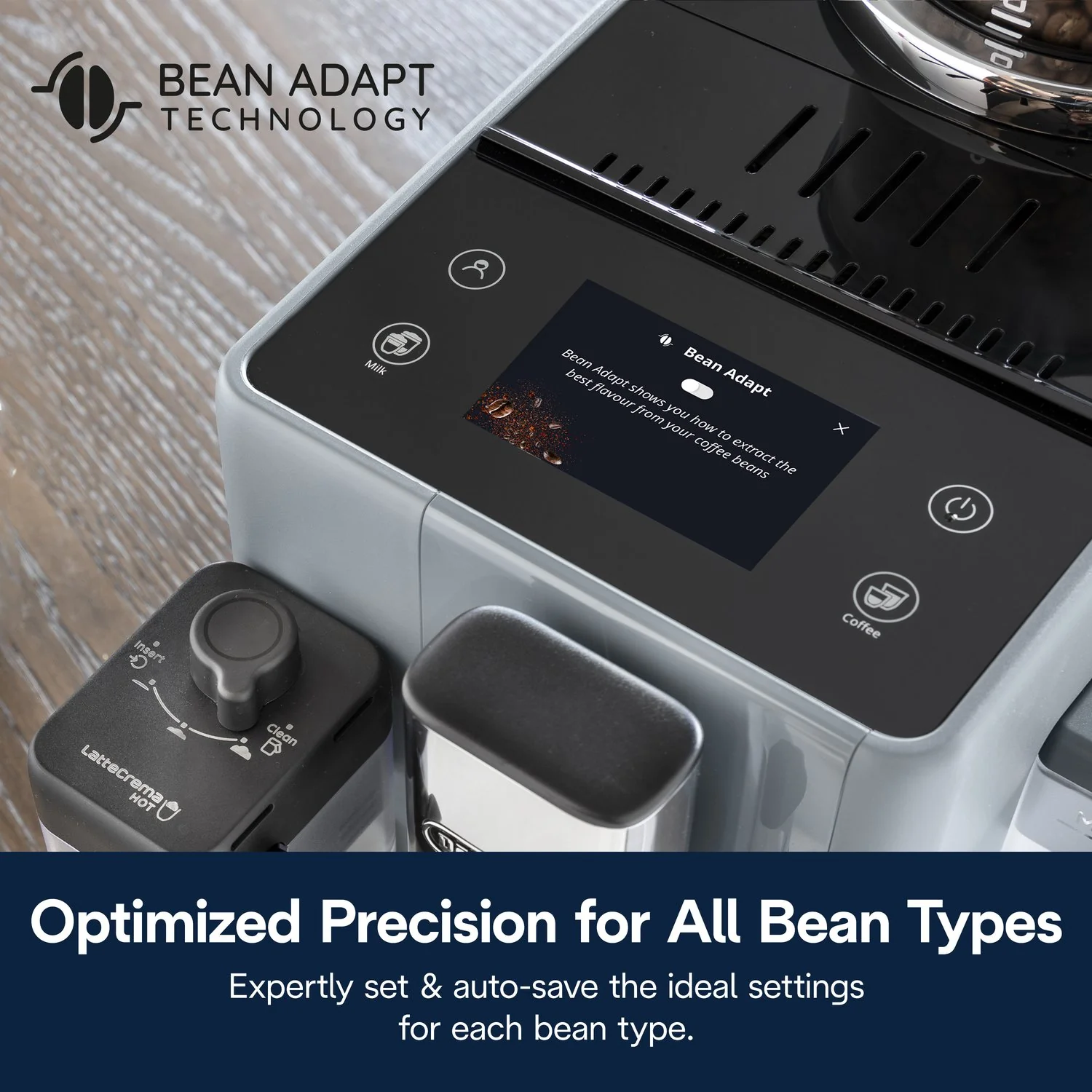 De'Longhi Rivelia Fully Automatic Espresso Machine in Pebble Gray (EXAM44055G) - Image 21
