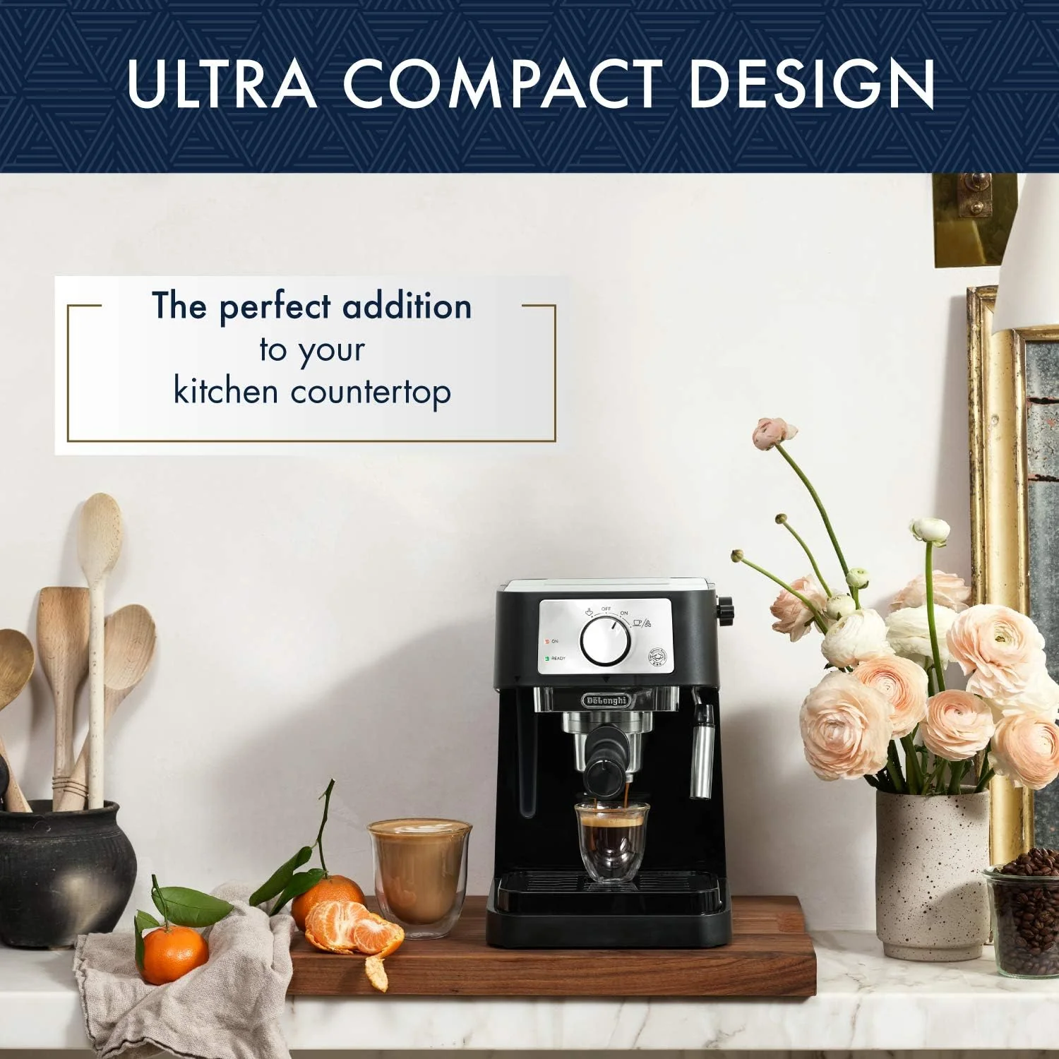 De'Longhi Stilosa 15 Bar Pump Manual Espresso Machine (EC260BK) - Image 14
