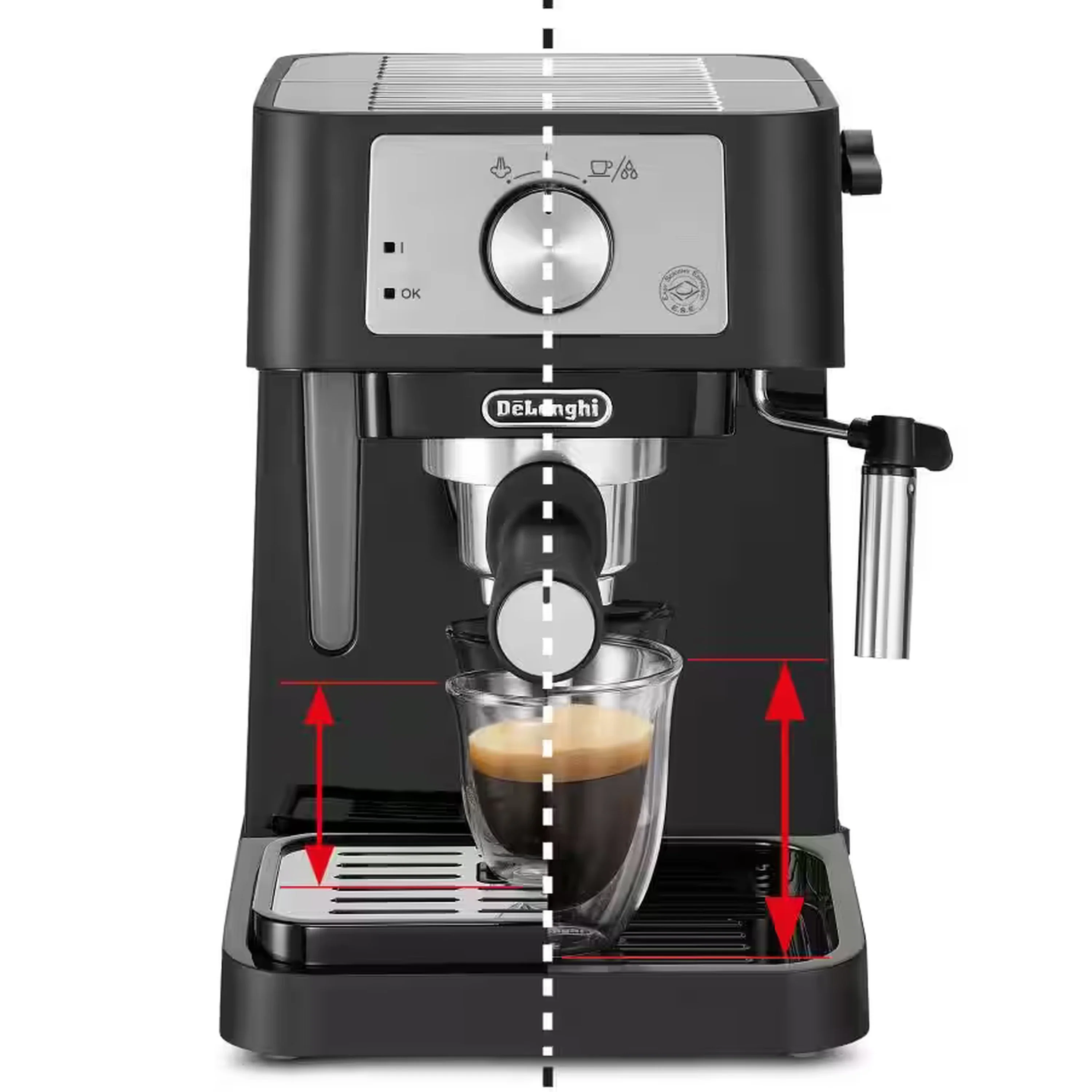 De'Longhi Stilosa 15 Bar Pump Manual Espresso Machine (EC260BK) - Image 7