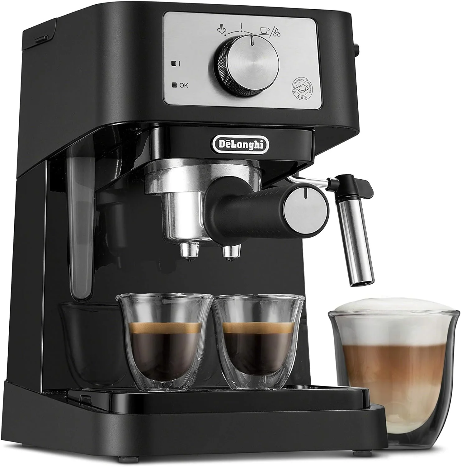 De'Longhi Stilosa 15 Bar Pump Manual Espresso Machine (EC260BK) - Image 8