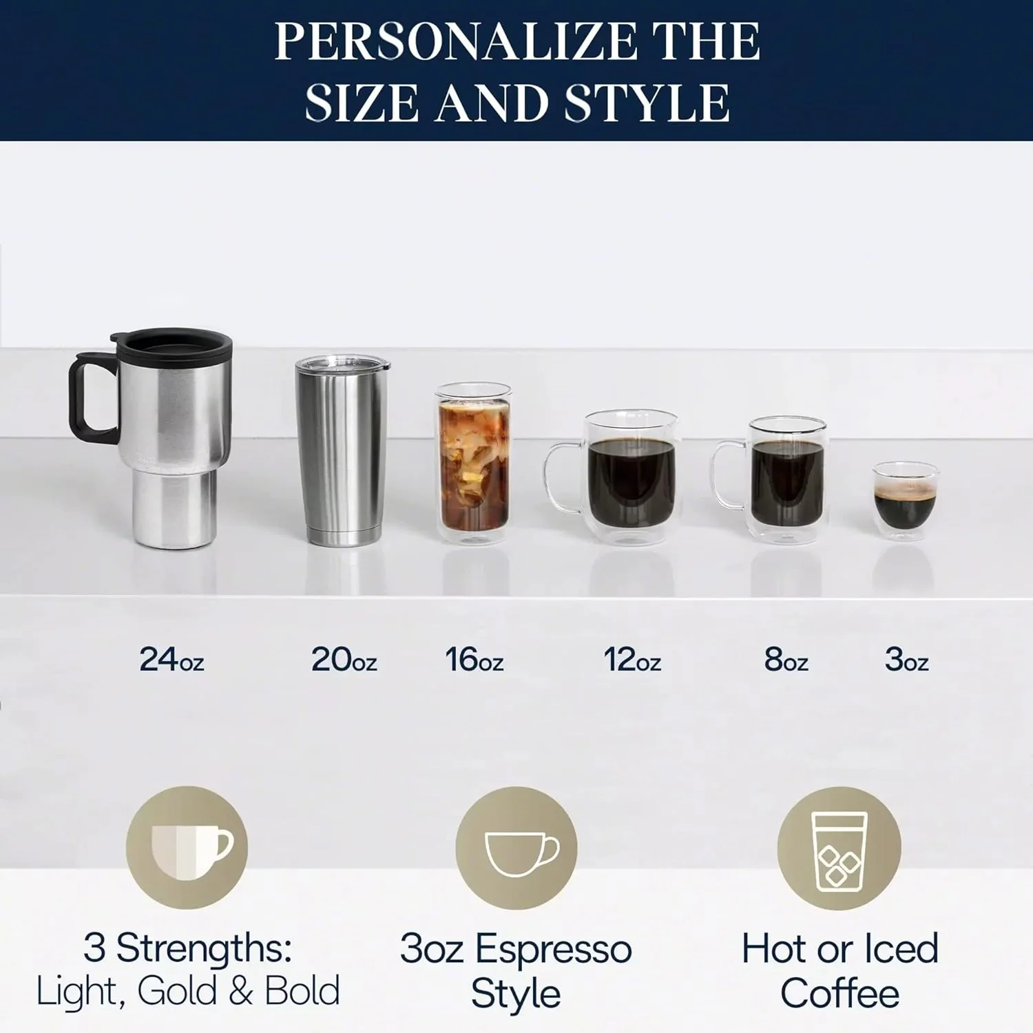 De'Longhi TrueBrew Automatic Coffee Maker with Bean Extract Technology (CAM51025MB) - Image 9