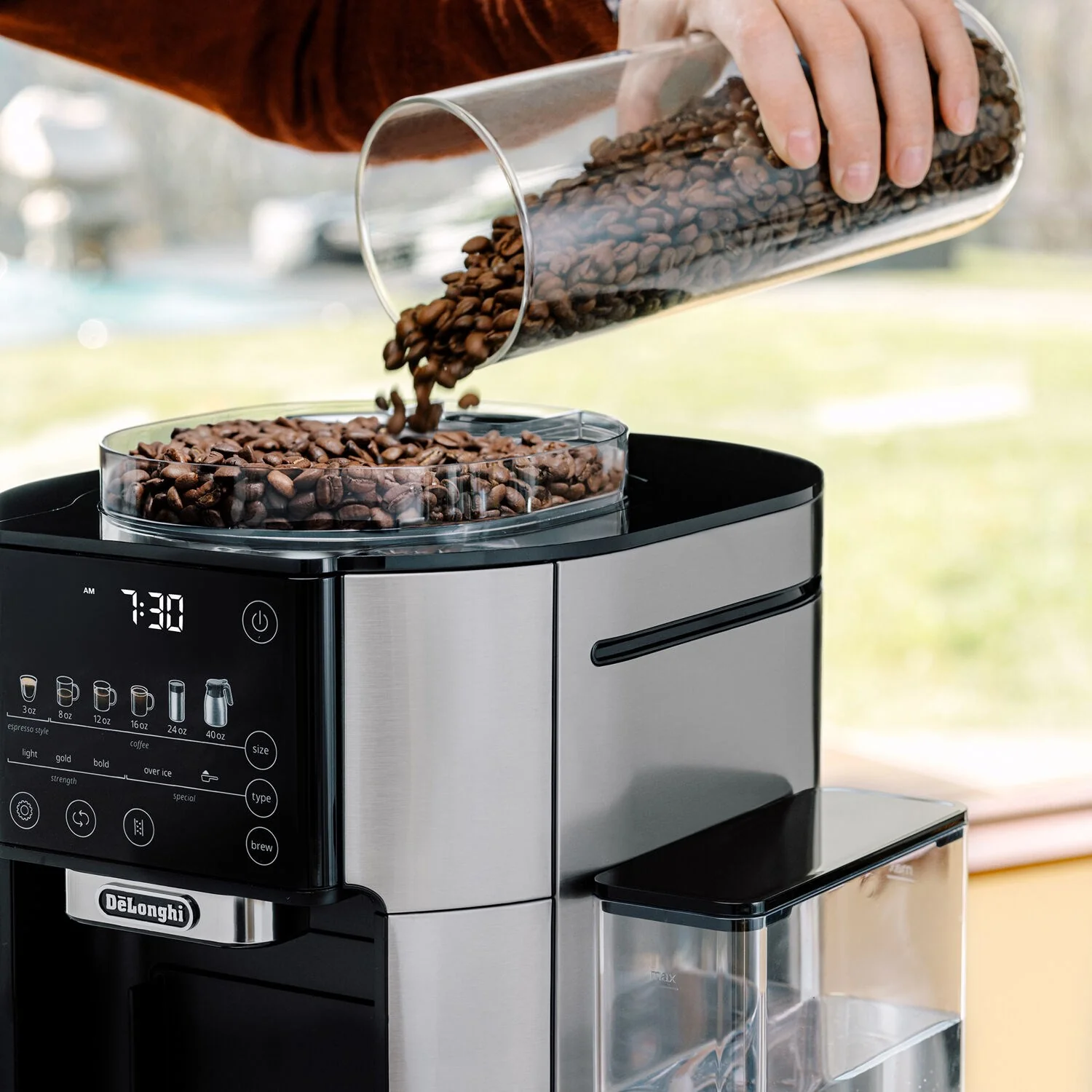 De'Longhi TrueBrew Automatic Coffee Maker with Bean Extract Technology with Thermal Carafe (CAM51035M) - Image 13