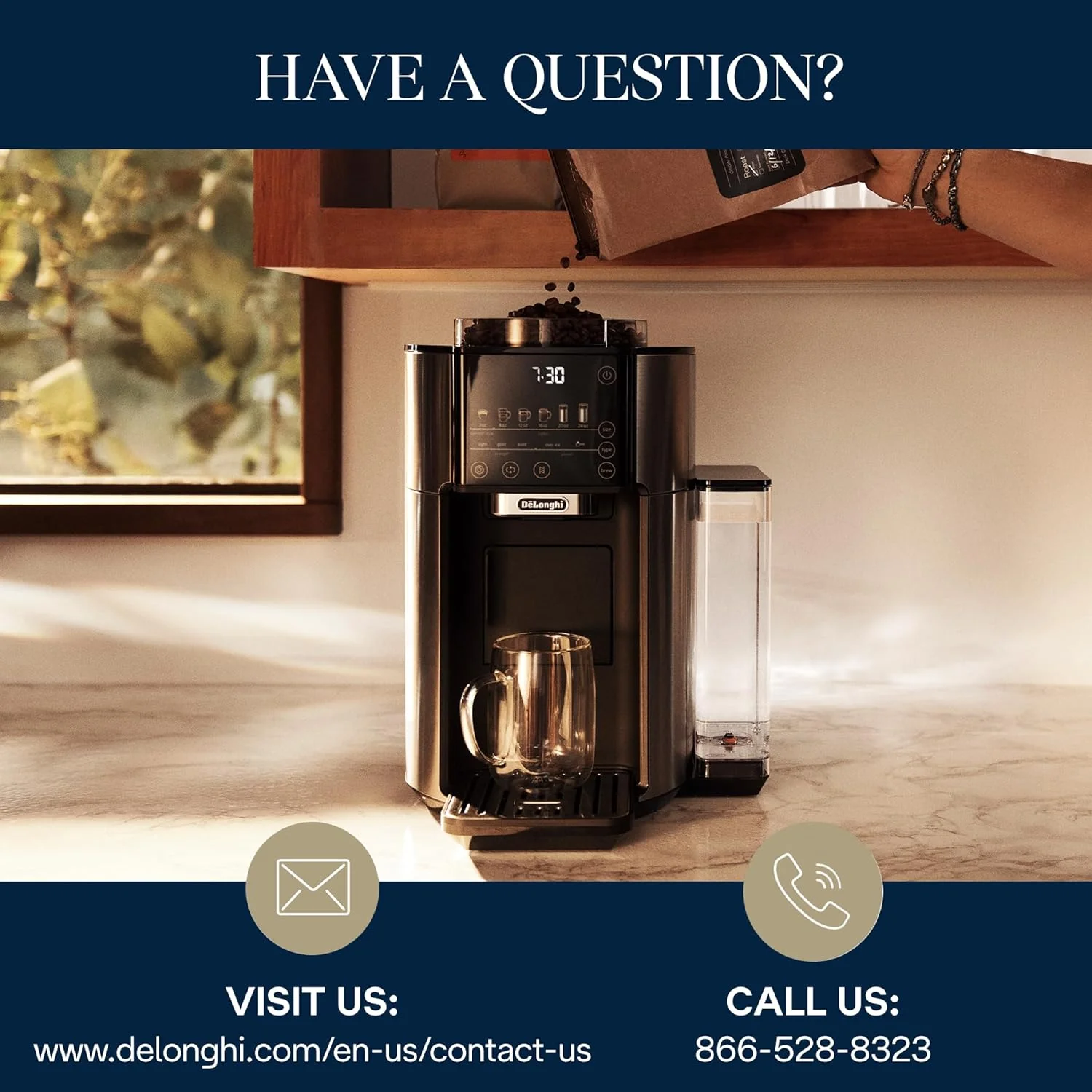 De'Longhi TrueBrew Automatic Coffee Maker with Bean Extract Technology with Thermal Carafe (CAM51035M) - Image 21