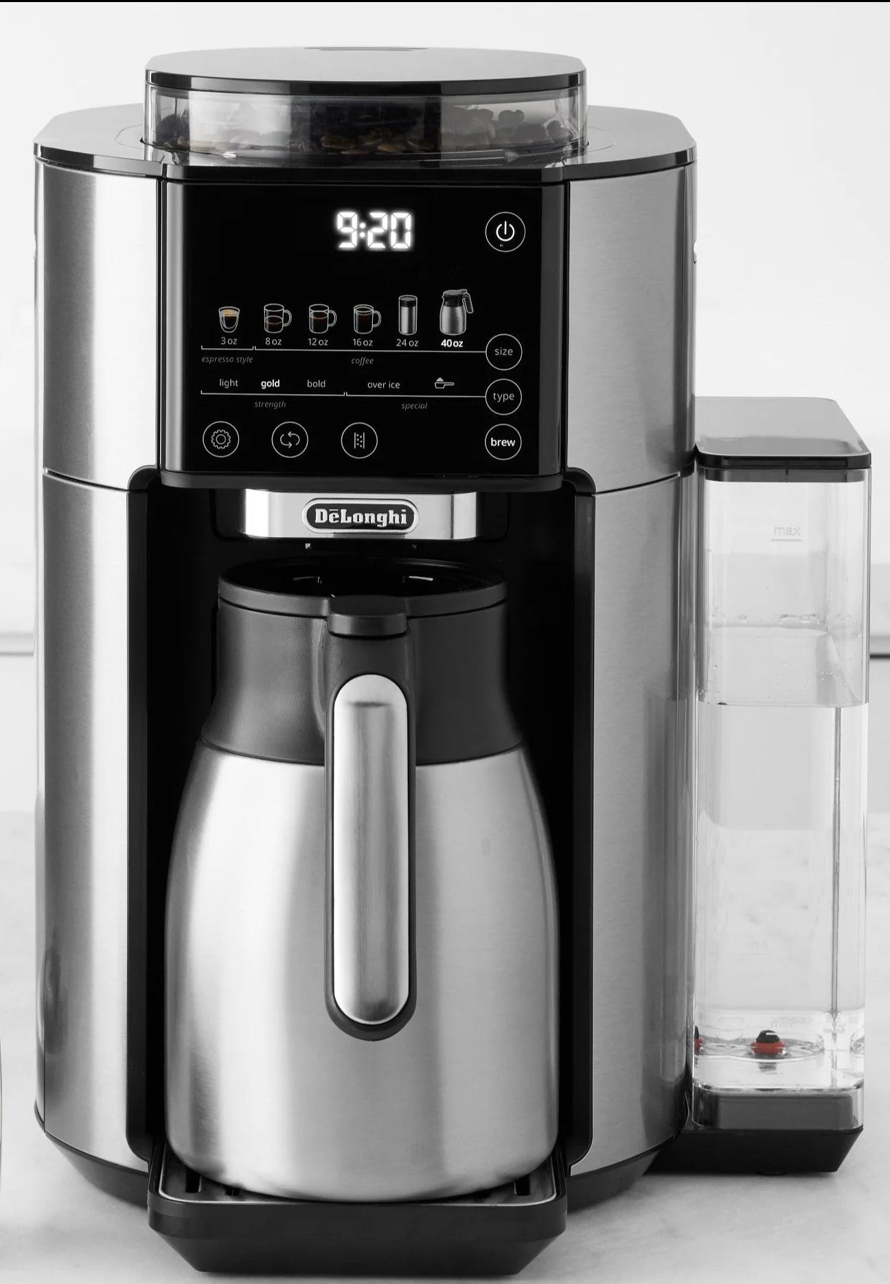 De'Longhi TrueBrew Automatic Coffee Maker with Bean Extract Technology with Thermal Carafe (CAM51035M) - Image 5
