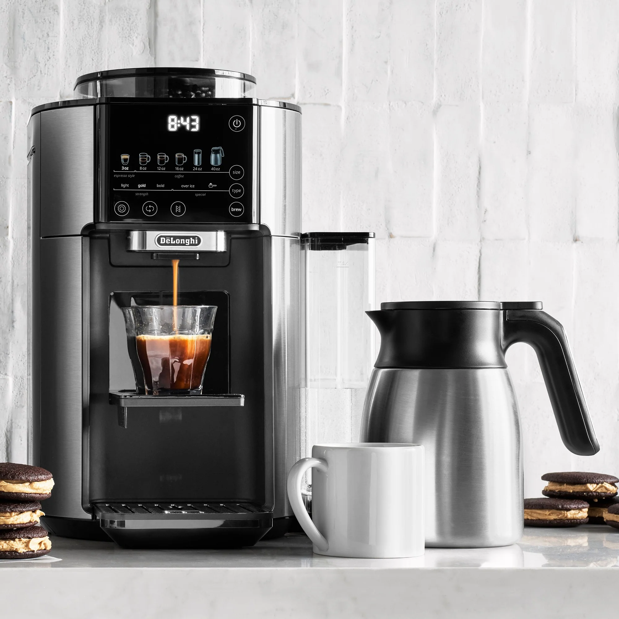 De'Longhi TrueBrew Automatic Coffee Maker with Bean Extract Technology with Thermal Carafe (CAM51035M) - Image 7