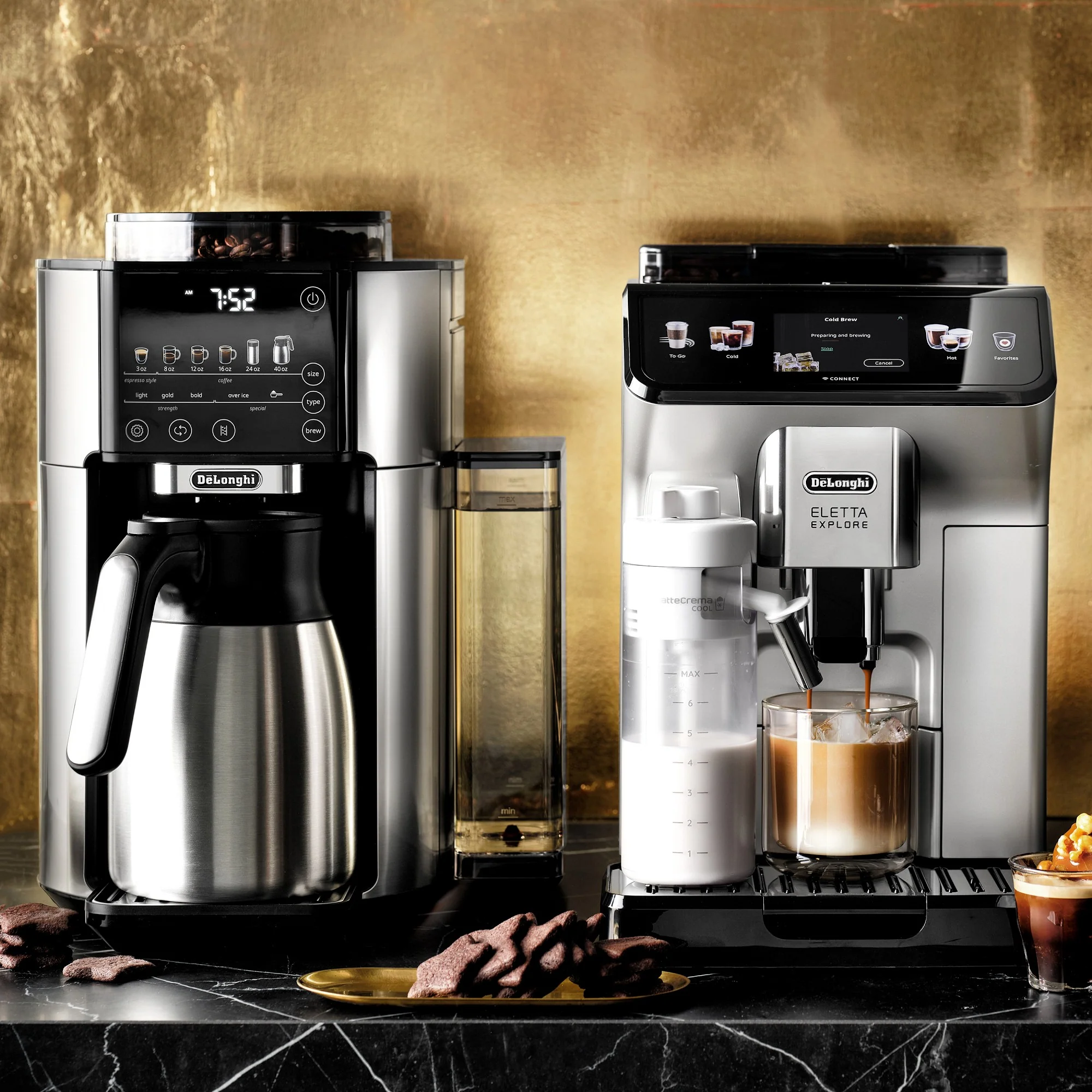 De'Longhi TrueBrew Automatic Coffee Maker with Bean Extract Technology with Thermal Carafe (CAM51035M) - Image 8