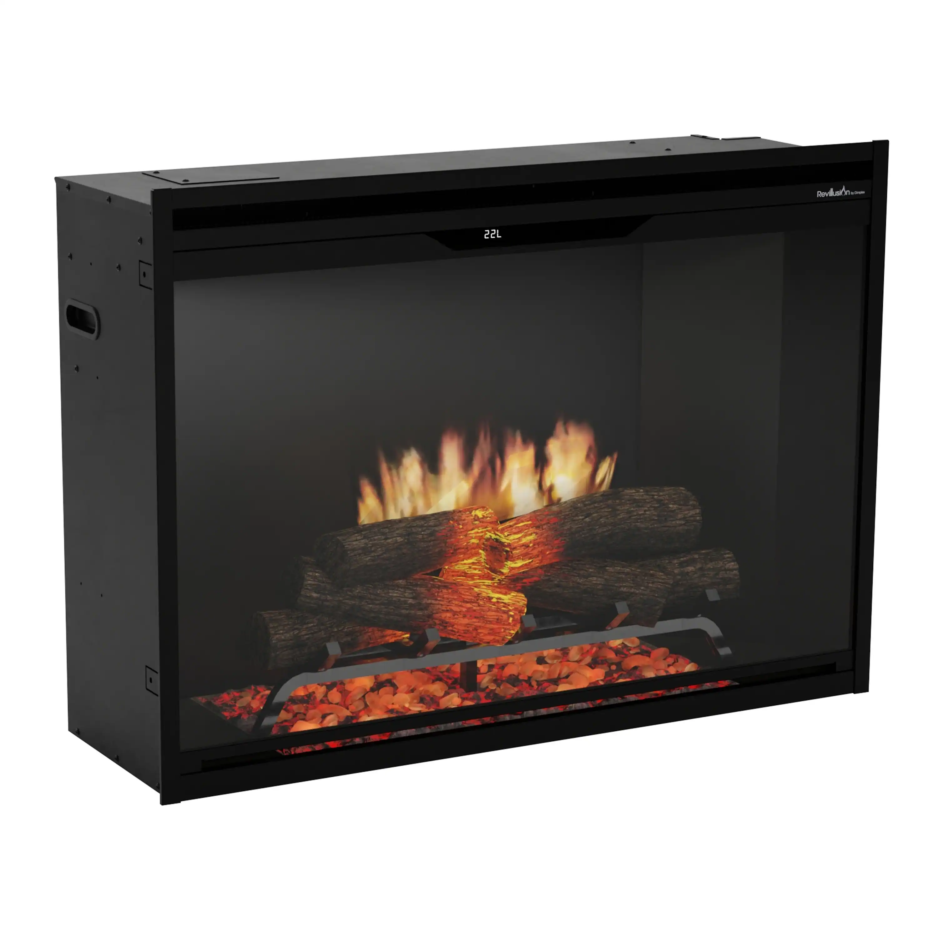 Dimplex 36-Inch Built-In Electric Firebox in Black with internal LED Lighting (REV36-BL) - Image 5