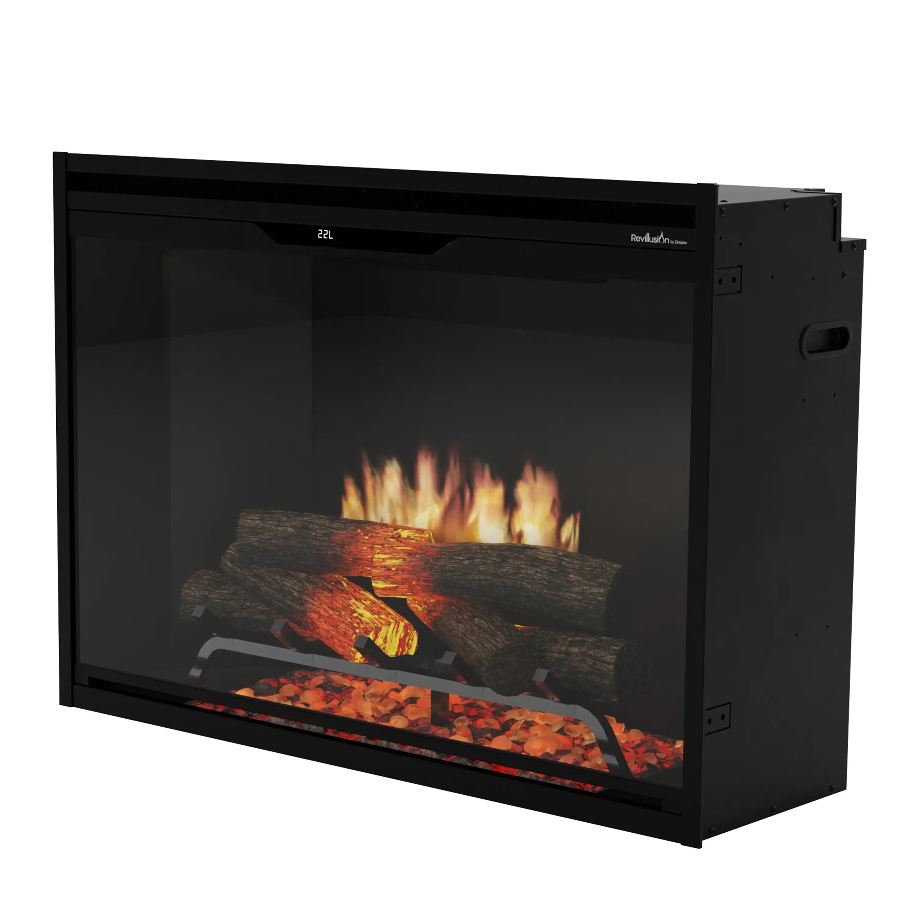 Dimplex 36-Inch Built-In Electric Firebox in Black with internal LED Lighting (REV36-BL) - Image 6