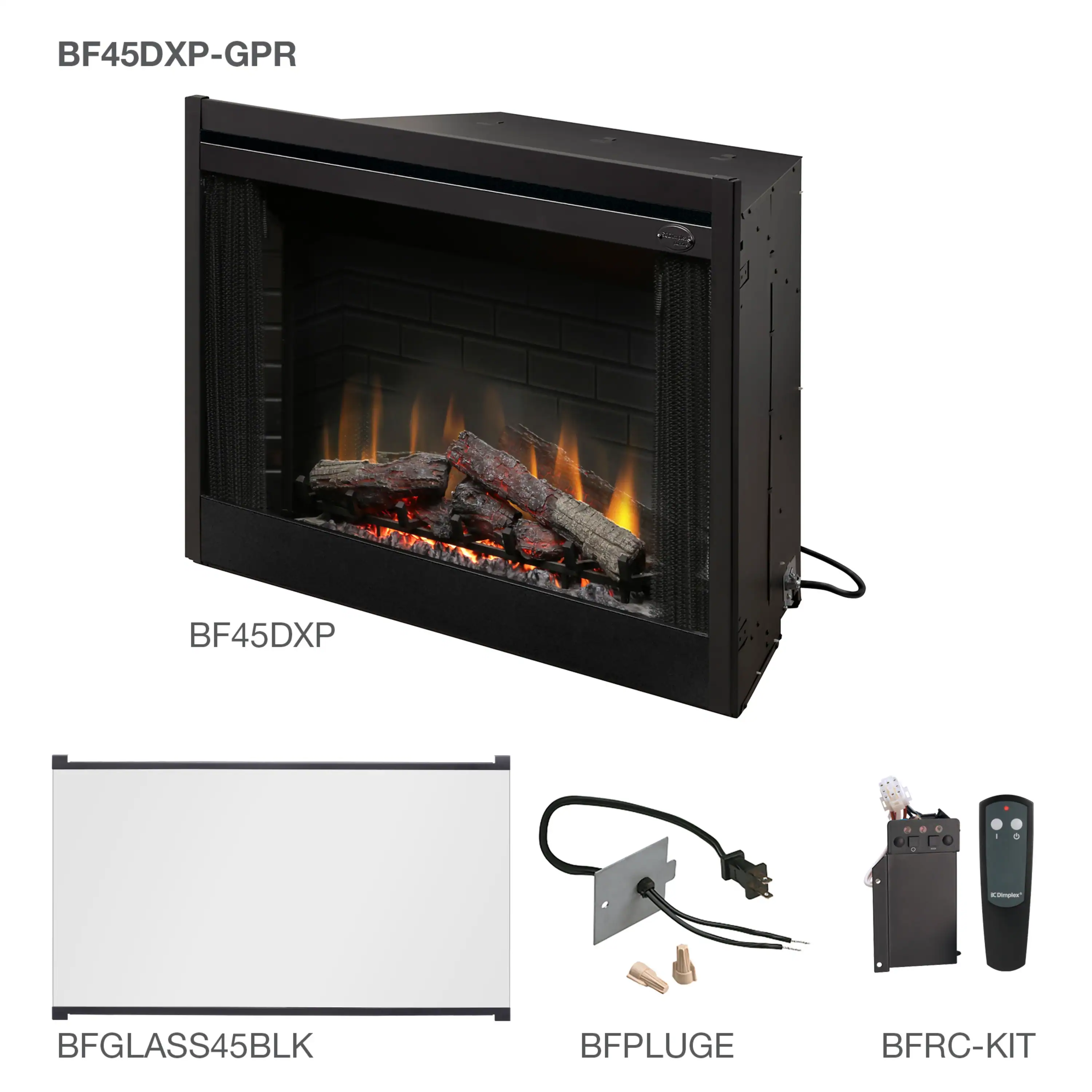 Dimplex 45-Inch Deluxe Built-In Electric Firebox (BF42DXP) - Image 11
