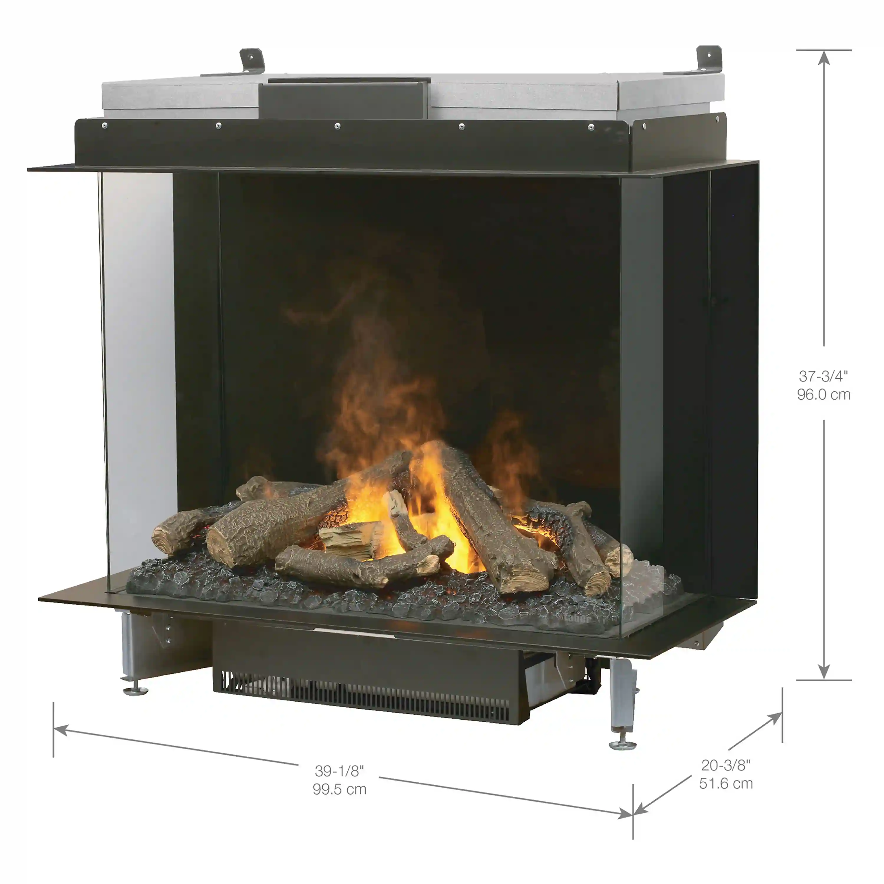 Dimplex Faber e-MatriX 39-Inch Electric Firebox, Three-sided, Bay with e-MatriX (FEF3226L3) - Image 18