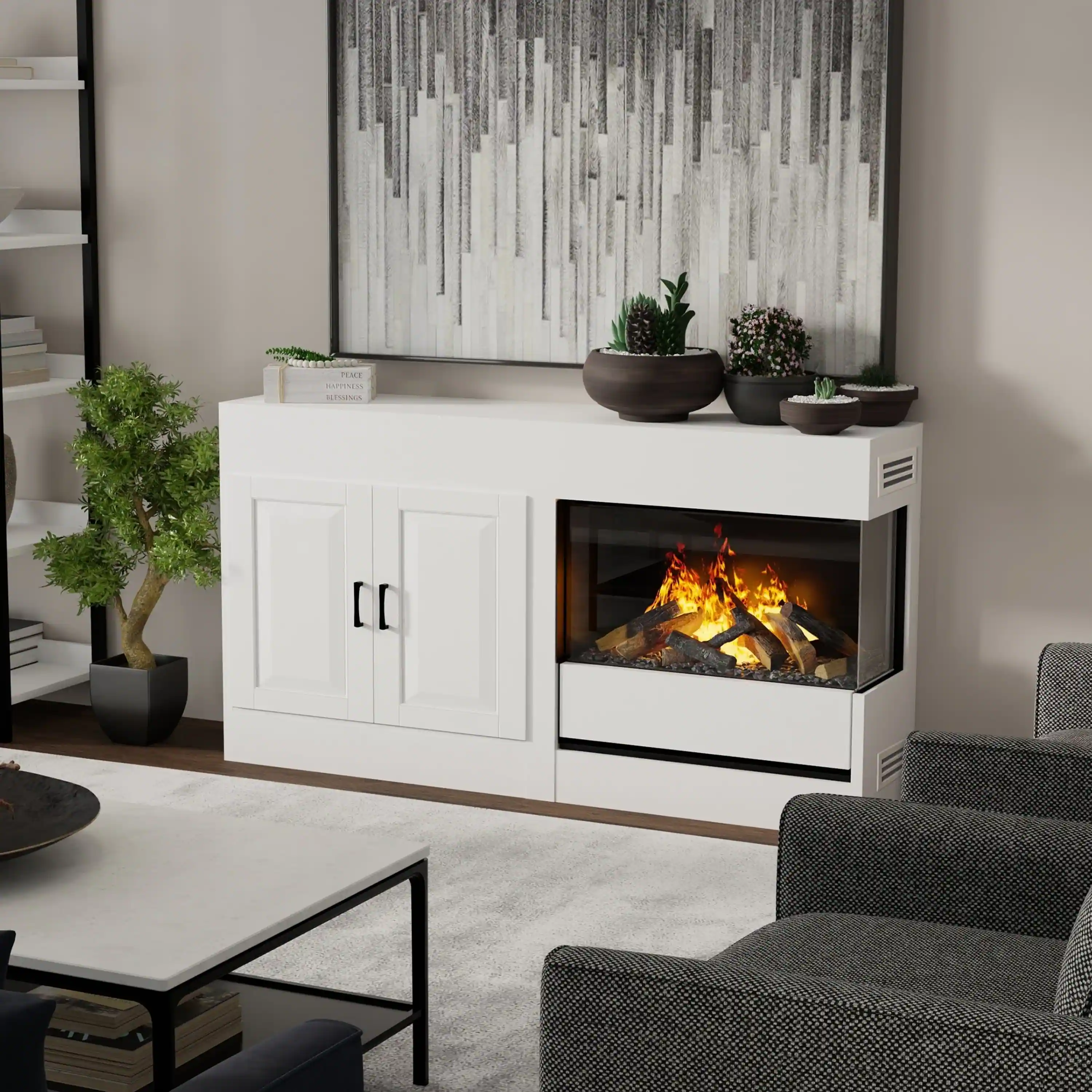 Dimplex Optimyst Aura 30-Inch Water Vapor Fireplace (3STEP-RGB-AM) - Image 3