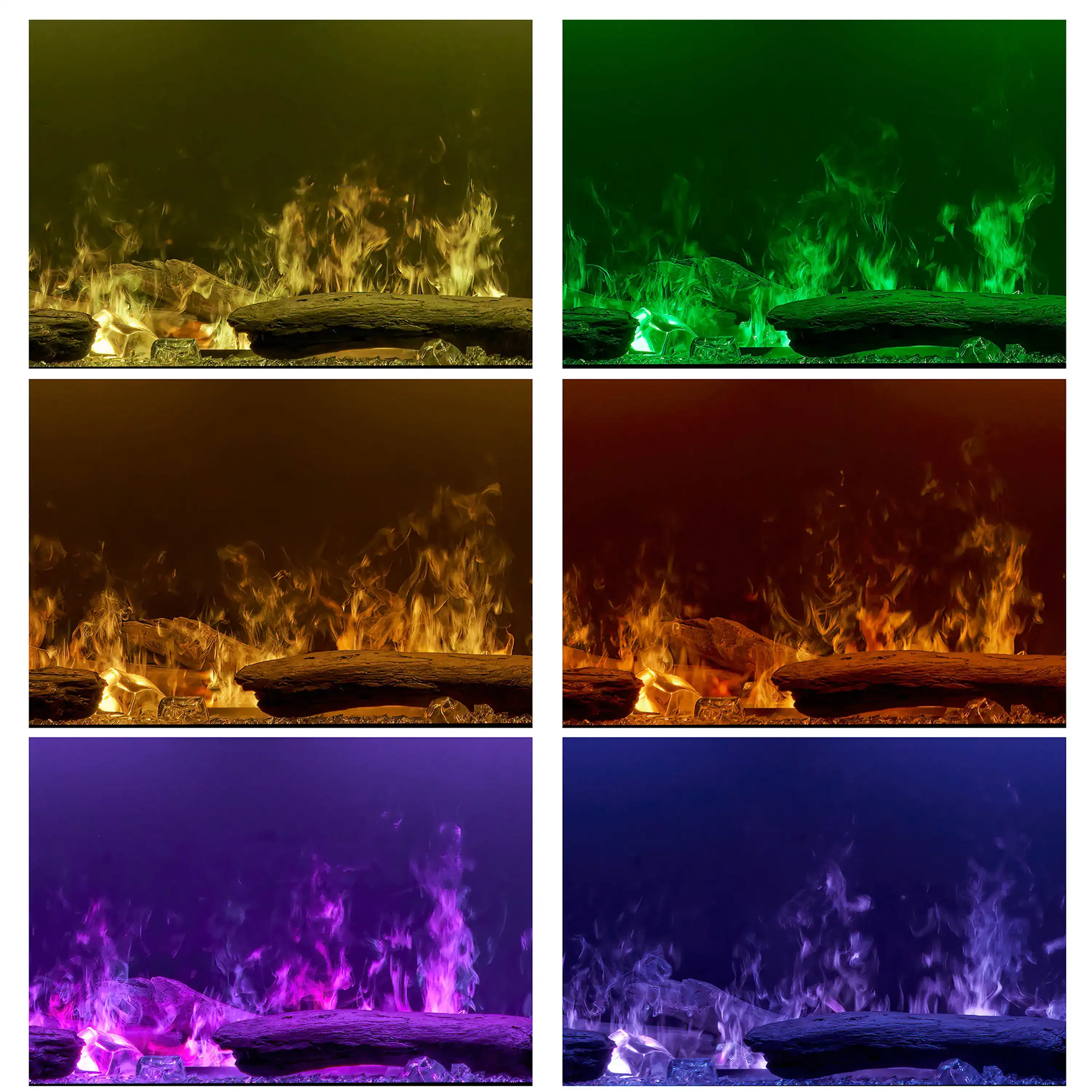 Dimplex Optimyst Linear 46-Inch Water Vapor Fireplace with with Acrylic Ice and Driftwood Media (OLF46-AM) - Image 12
