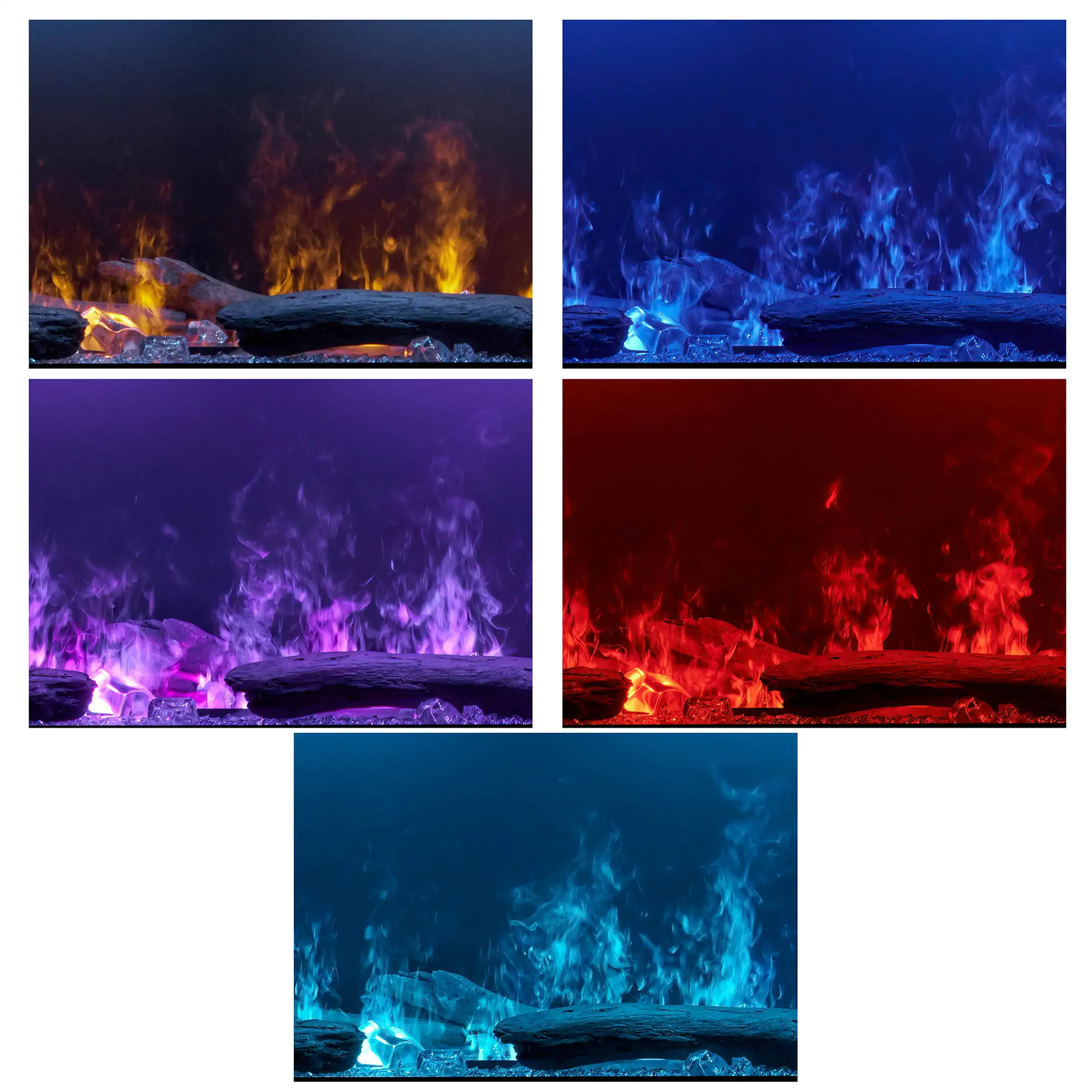 Dimplex Optimyst Linear 46-Inch Water Vapor Fireplace with with Acrylic Ice and Driftwood Media (OLF46-AM) - Image 13
