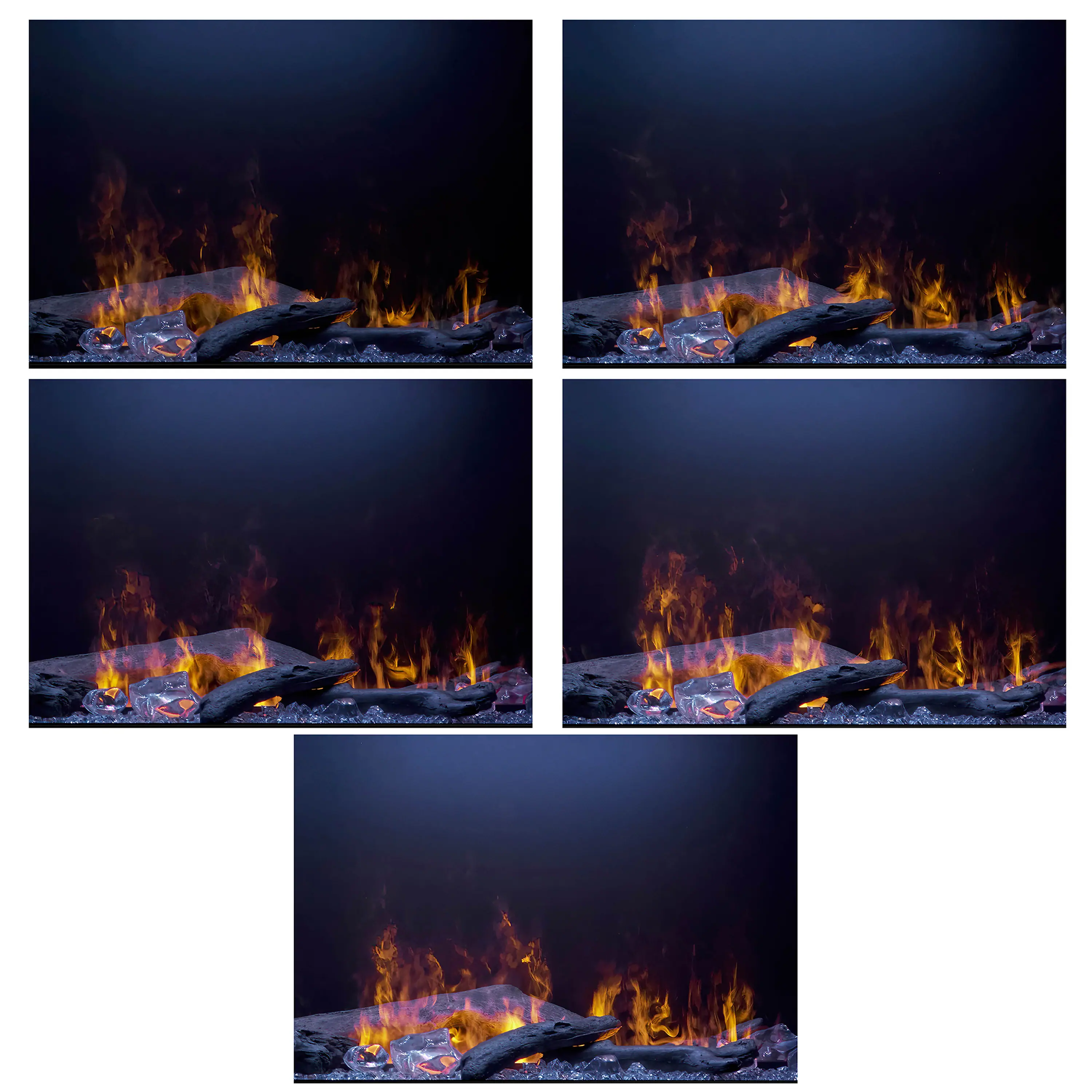 Dimplex Optimyst Linear 46-Inch Water Vapor Fireplace with with Acrylic Ice and Driftwood Media (OLF46-AM) - Image 14