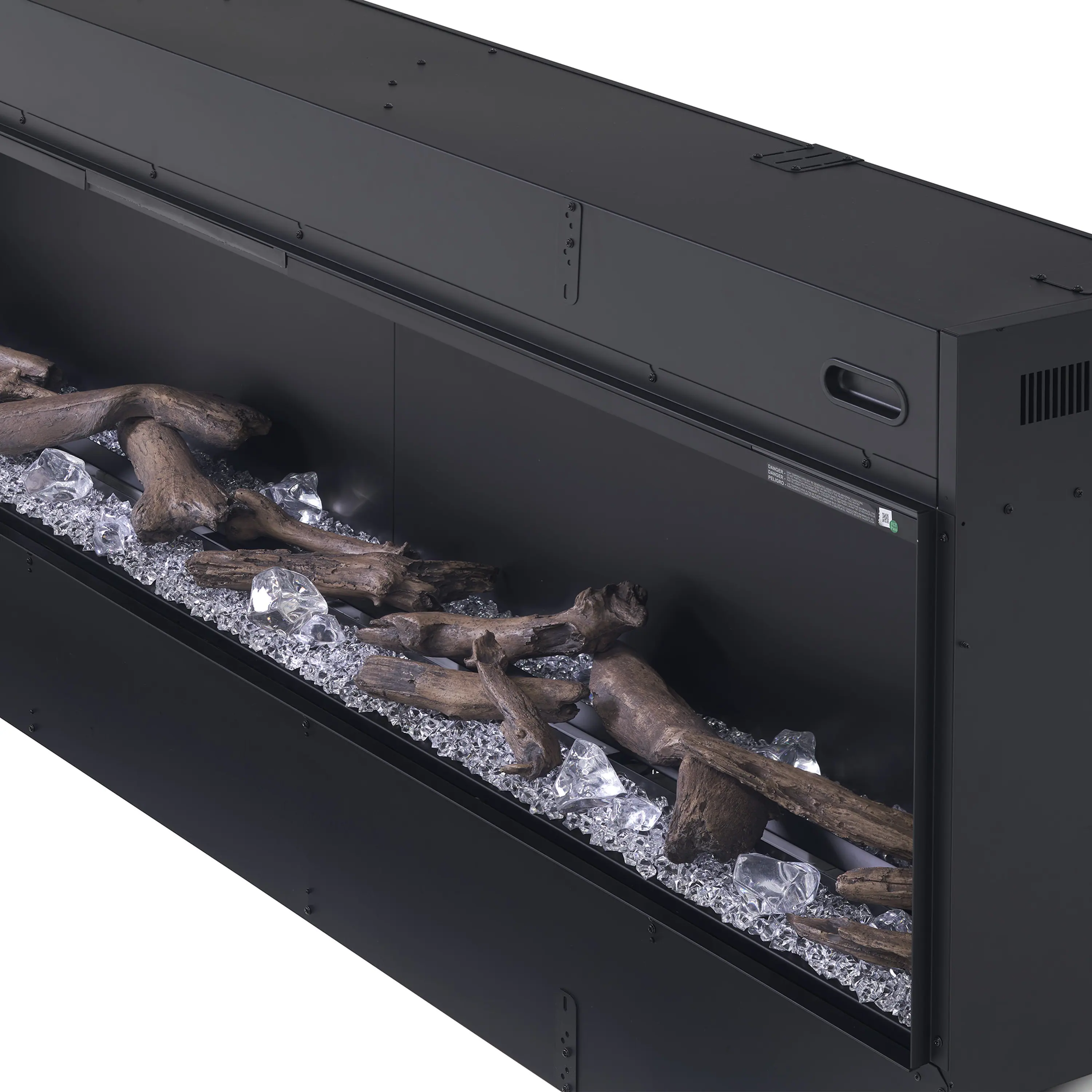 Dimplex Optimyst Linear 46-Inch Water Vapor Fireplace with with Acrylic Ice and Driftwood Media (OLF46-AM) - Image 16