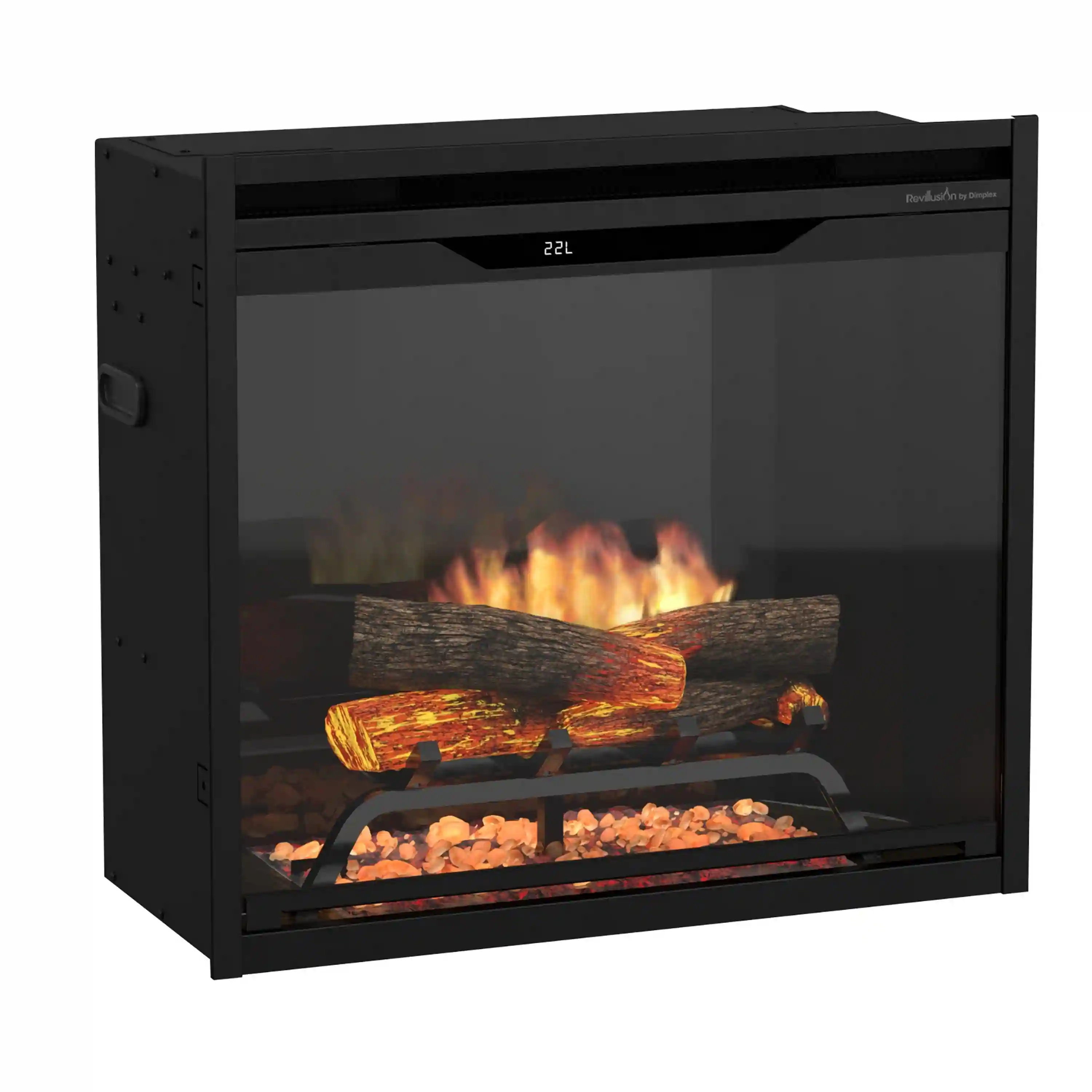 Dimplex Revillusion 24-Inch Built-In Firebox in Black with internal LED Lighting (REV24-BL) - Image 5